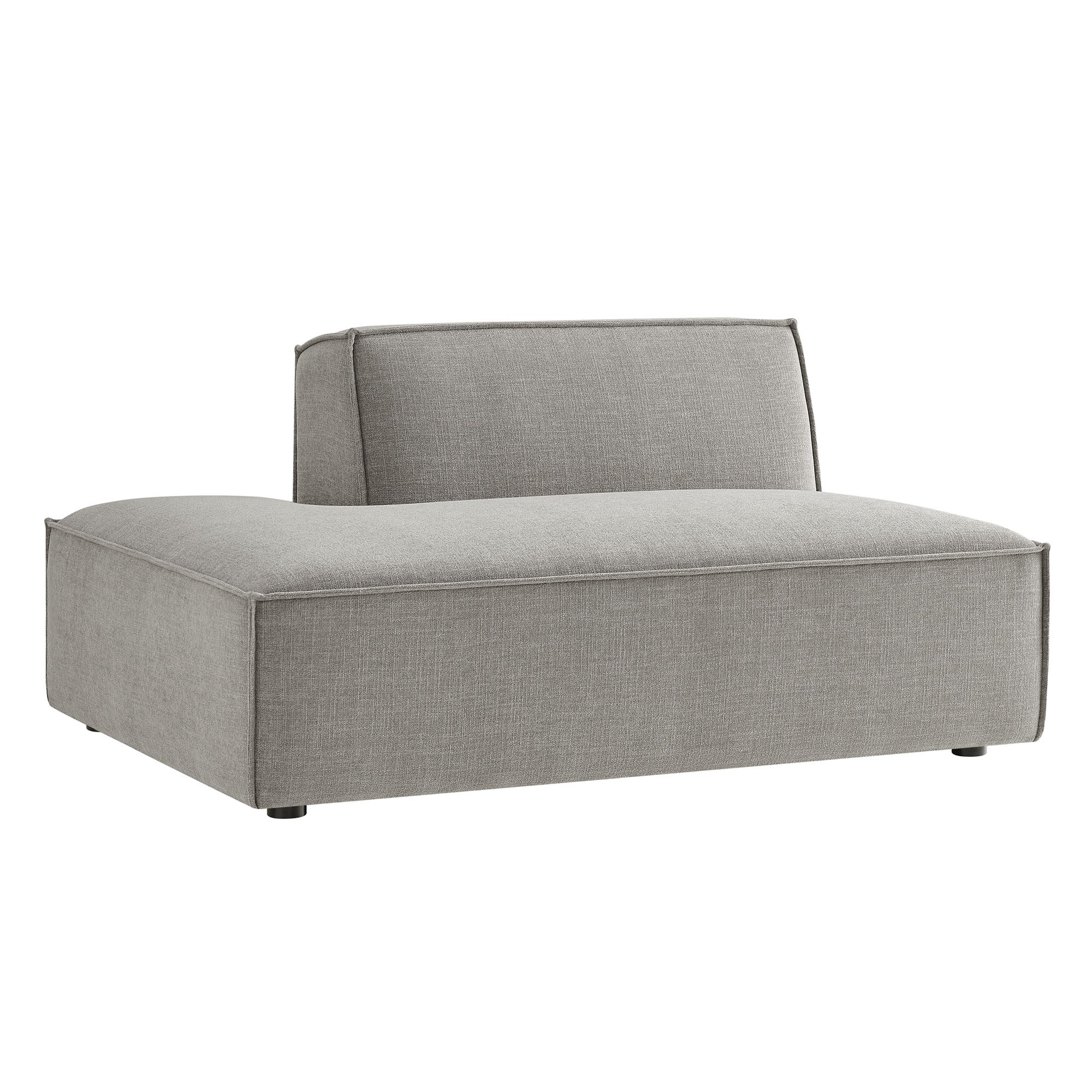 Restore Performance Fabric Upholstered Left-Facing Armless Modular Chaise by Modway - Image 31