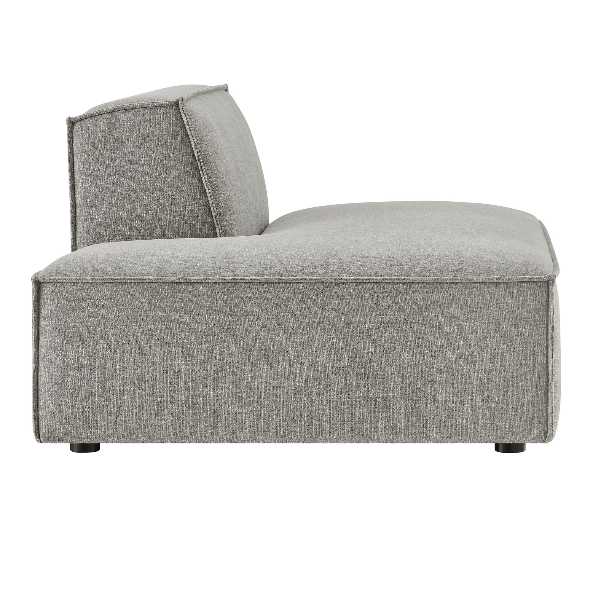 Restore Performance Fabric Upholstered Left-Facing Armless Modular Chaise by Modway - Image 32
