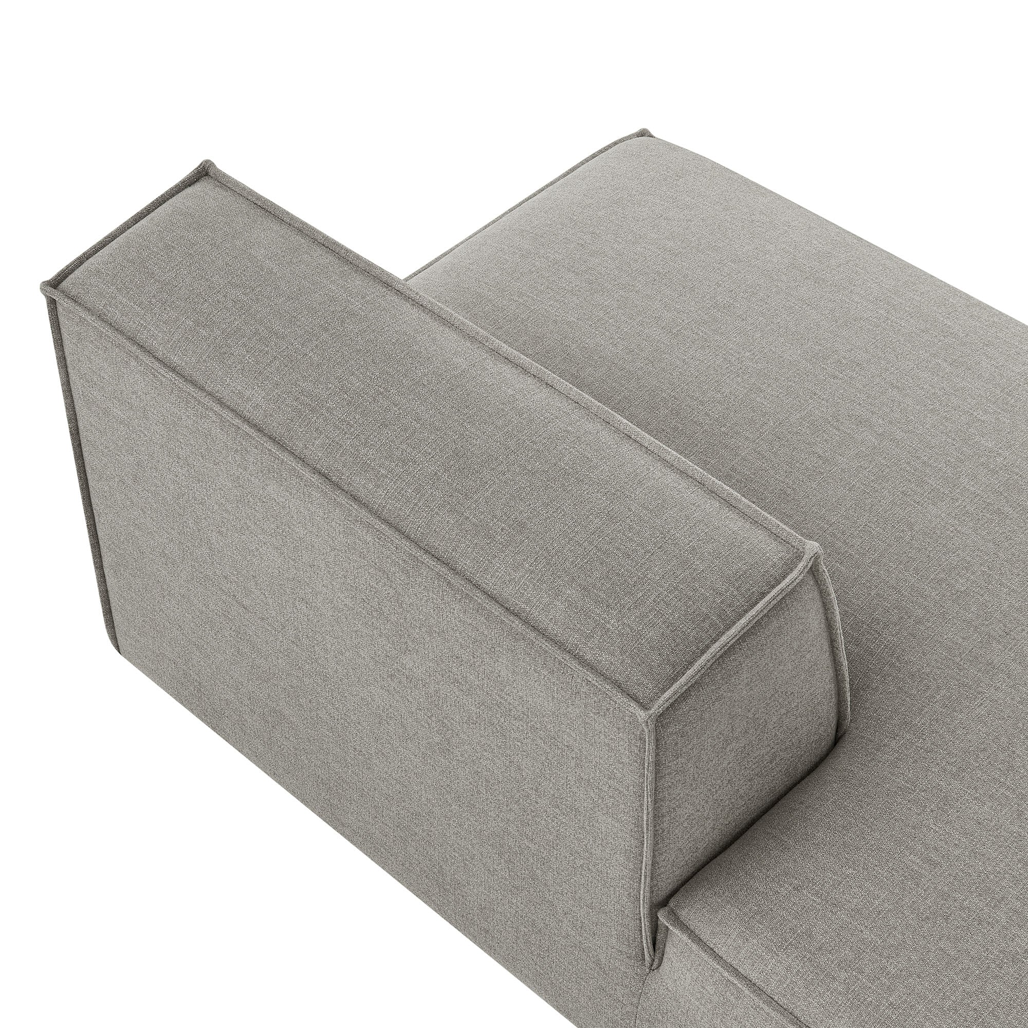 Restore Performance Fabric Upholstered Left-Facing Armless Modular Chaise by Modway - Image 35