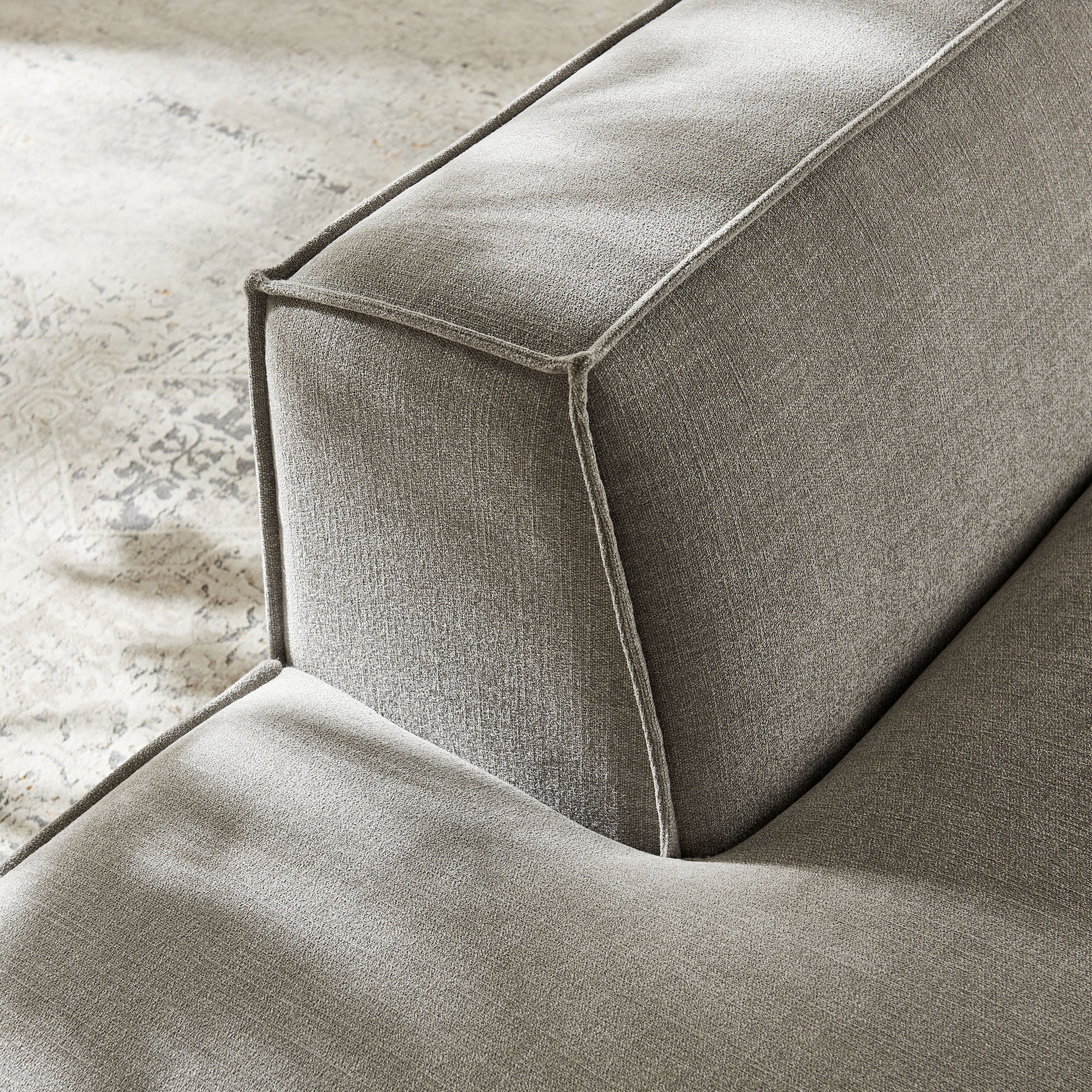 Restore Performance Fabric Upholstered Left-Facing Armless Modular Chaise by Modway - Image 36