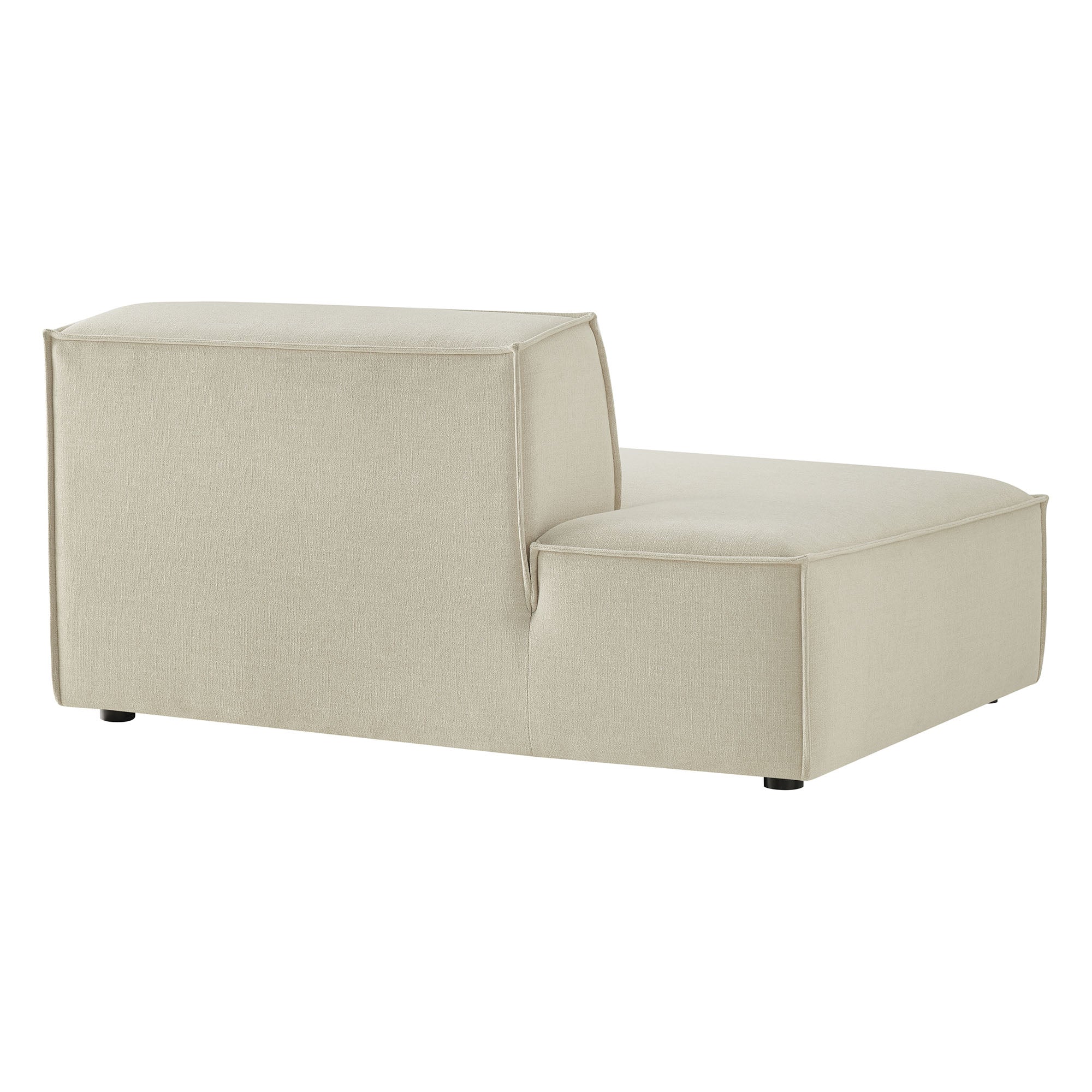 Restore Performance Fabric Upholstered Left-Facing Armless Modular Chaise by Modway - Image 4