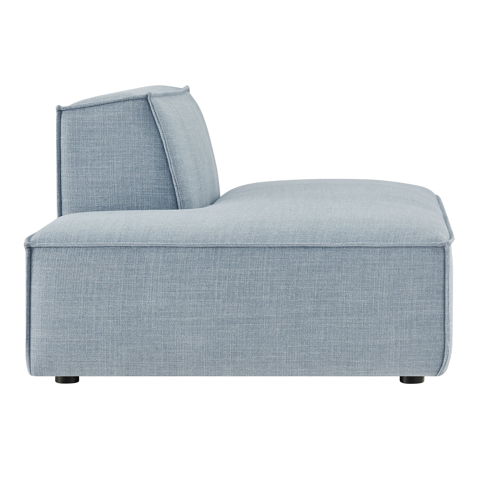 Restore Performance Fabric Upholstered Left-Facing Armless Modular Chaise by Modway - Image 42