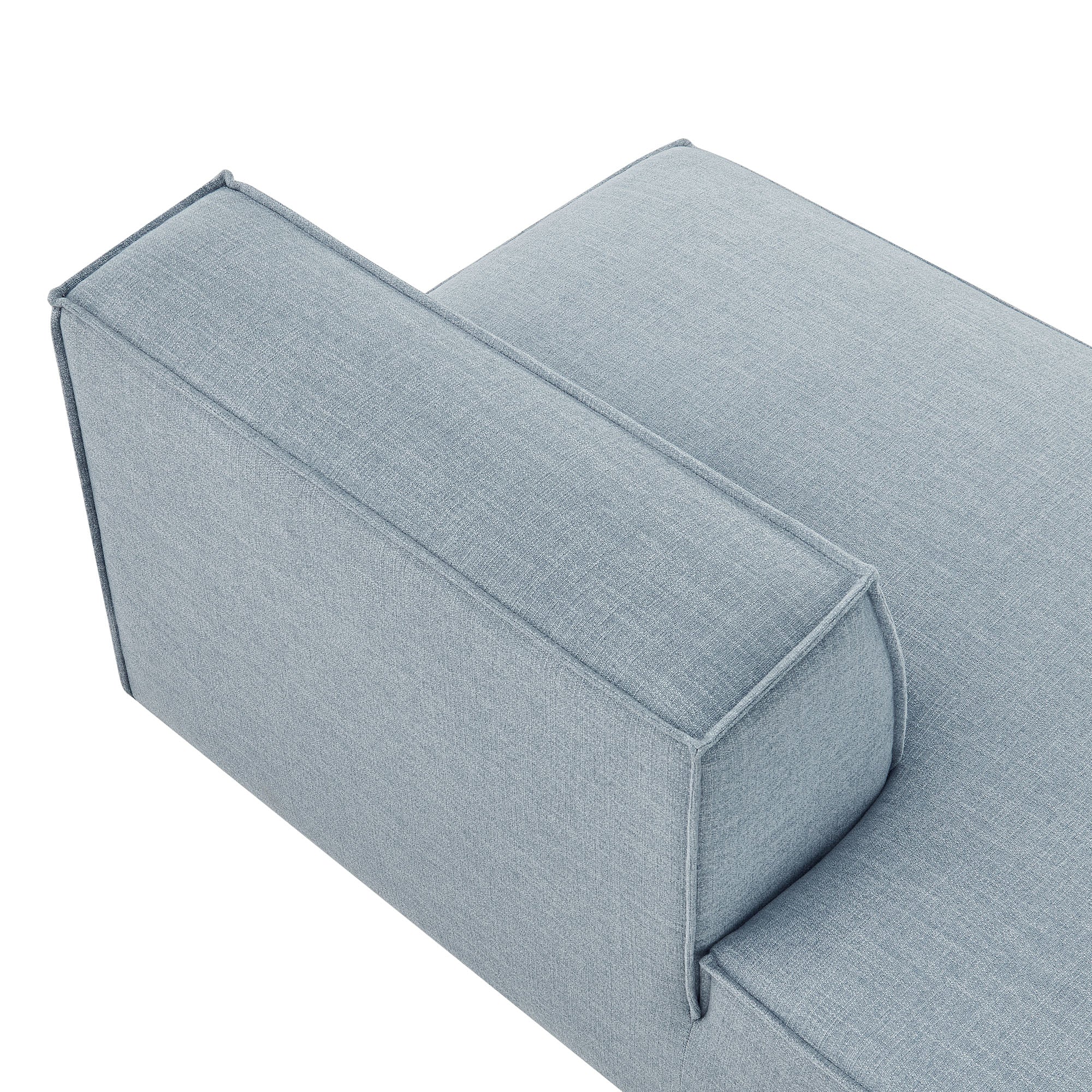 Restore Performance Fabric Upholstered Left-Facing Armless Modular Chaise by Modway - Image 45