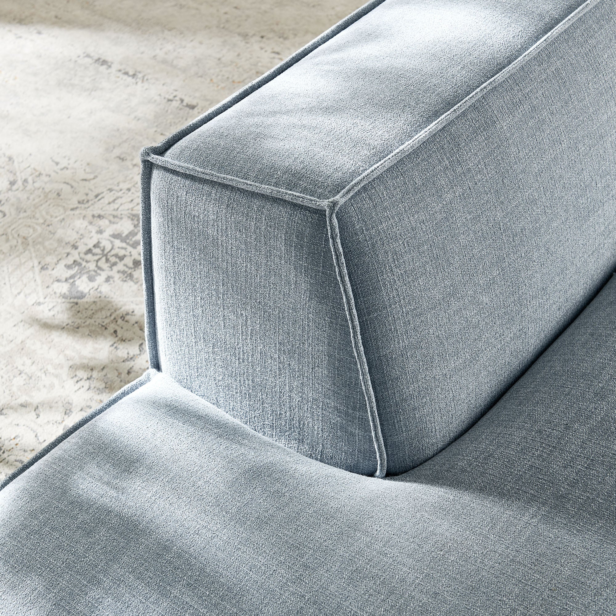 Restore Performance Fabric Upholstered Left-Facing Armless Modular Chaise by Modway - Image 46