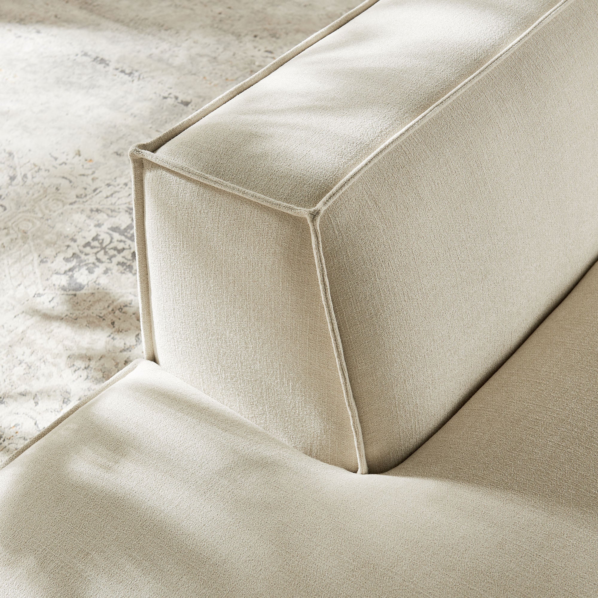 Restore Performance Fabric Upholstered Left-Facing Armless Modular Chaise by Modway - Image 7