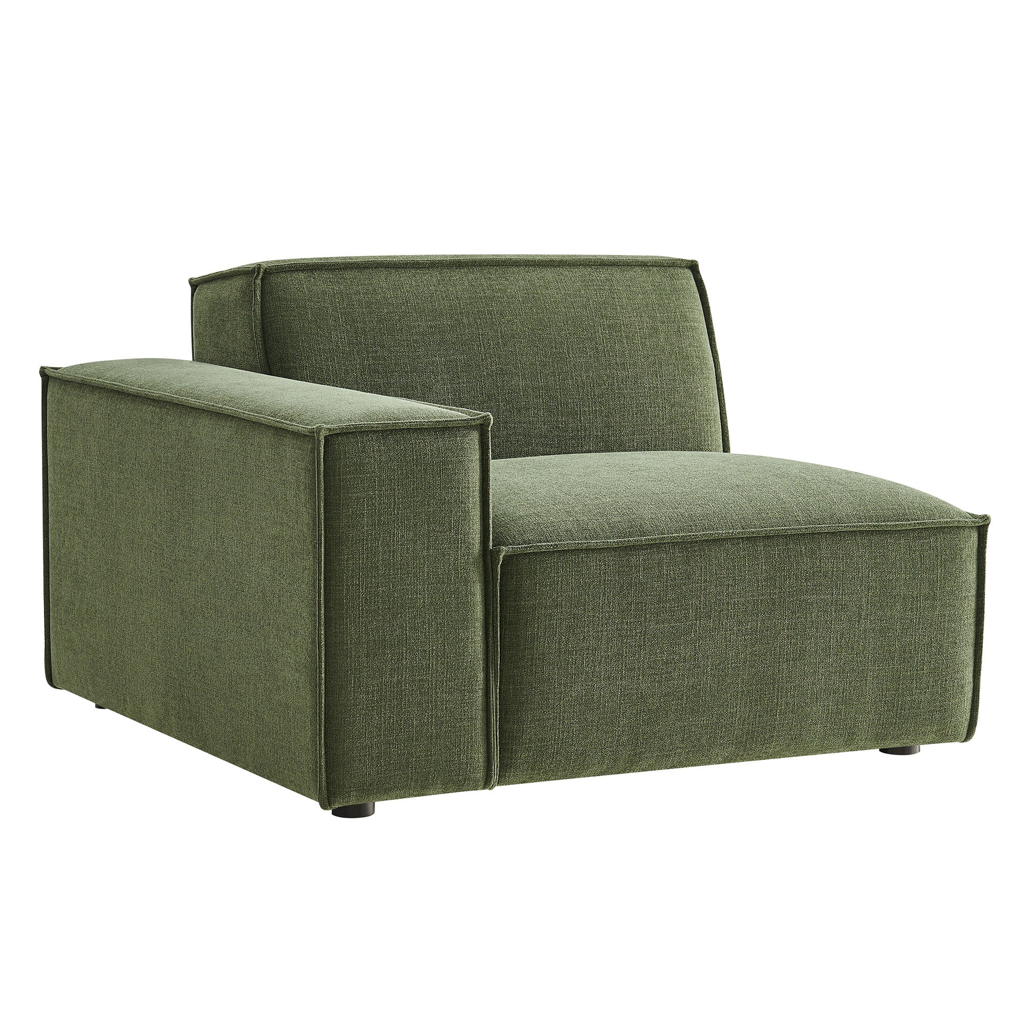 Restore Performance Fabric Upholstered Left-Facing Modular Lounge Chair by Modway - Image 11