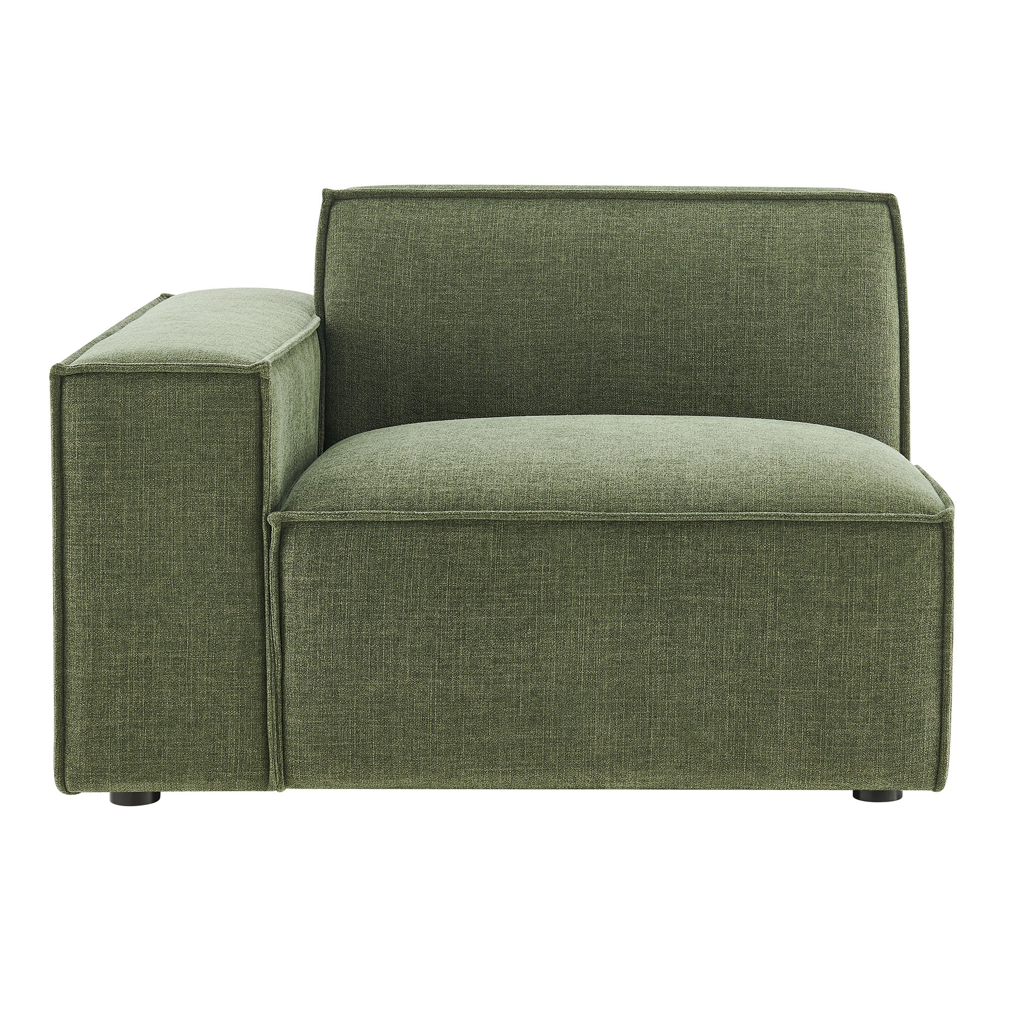 Restore Performance Fabric Upholstered Left-Facing Modular Lounge Chair by Modway - Image 14