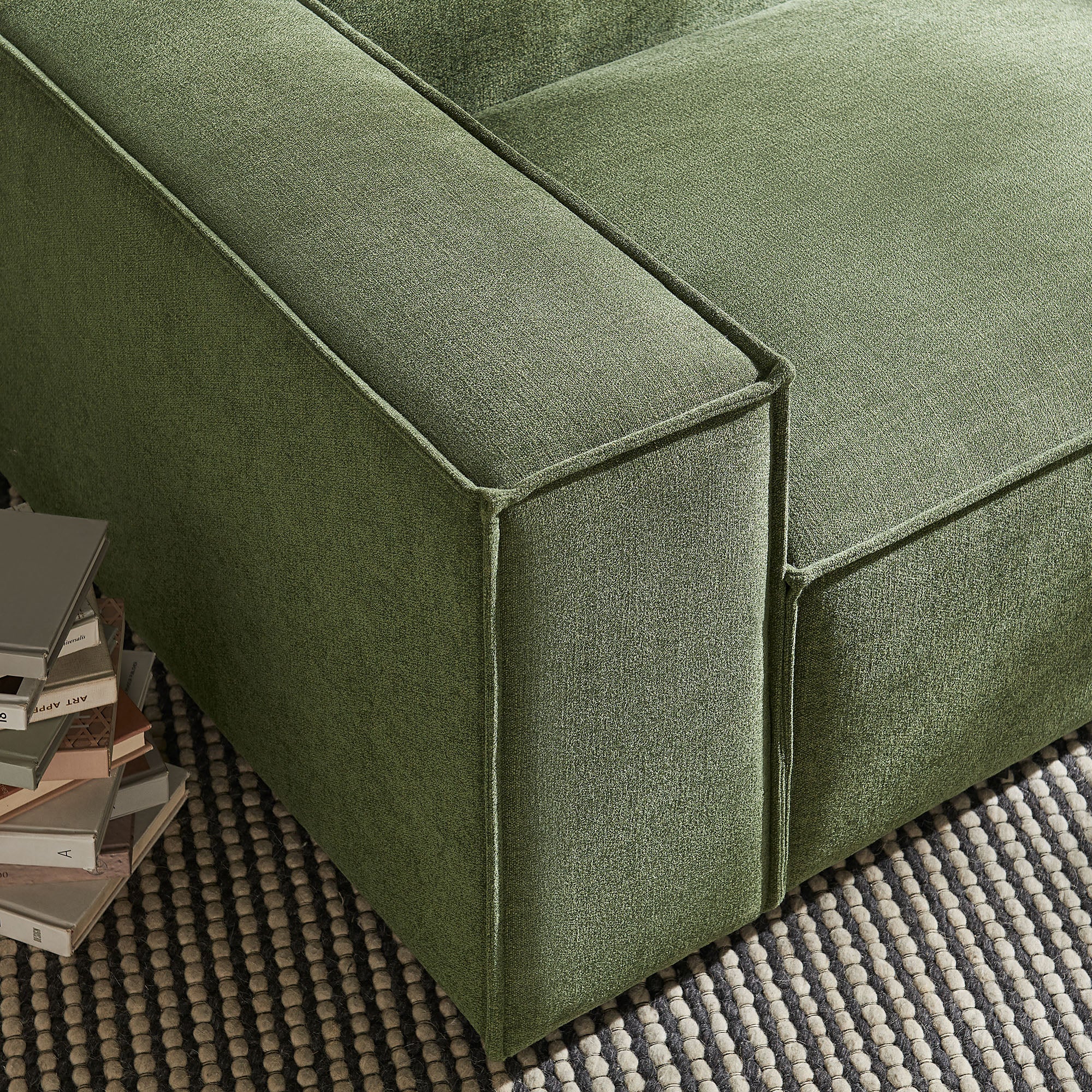 Restore Performance Fabric Upholstered Left-Facing Modular Lounge Chair by Modway - Image 16