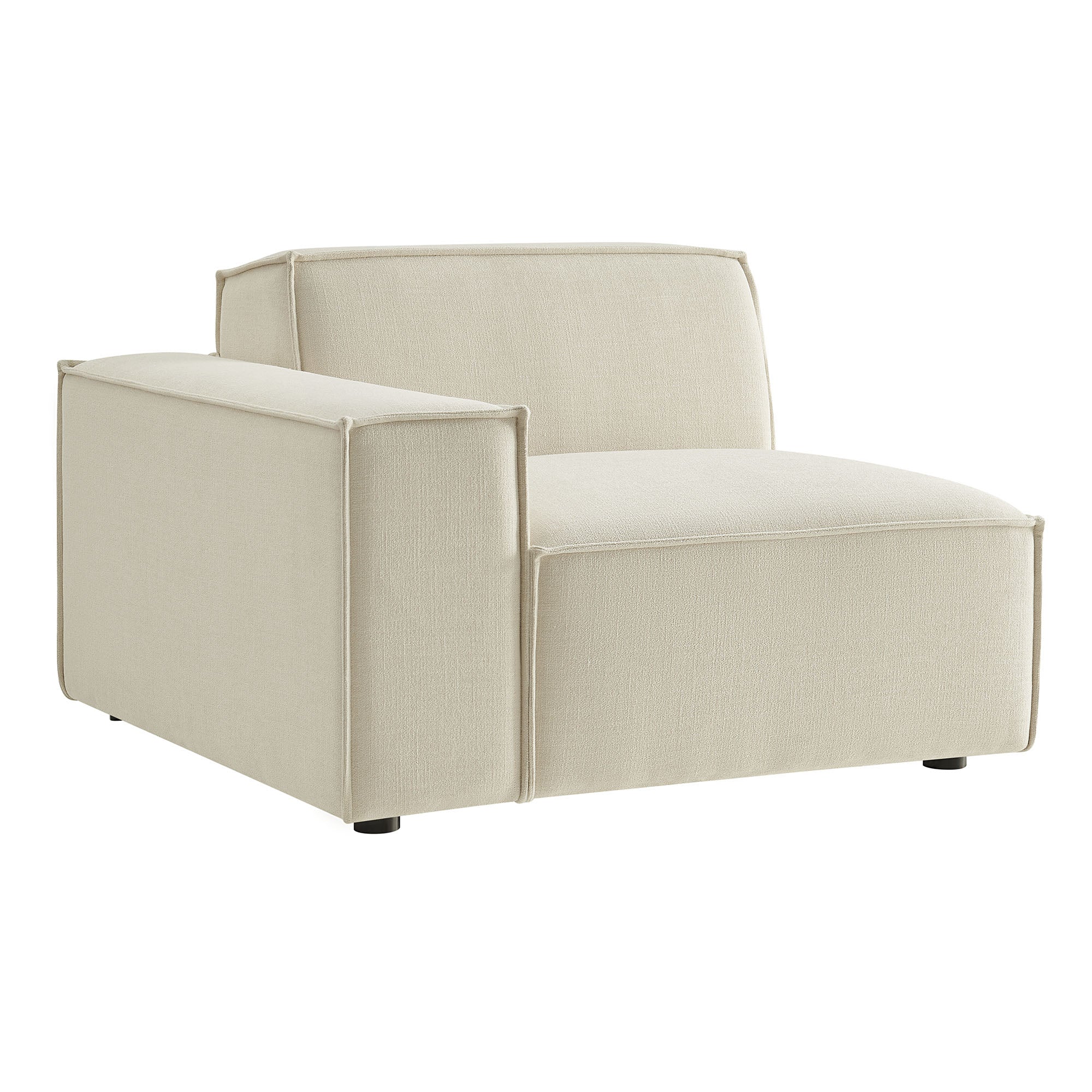 Restore Performance Fabric Upholstered Left-Facing Modular Lounge Chair by Modway - Image 2