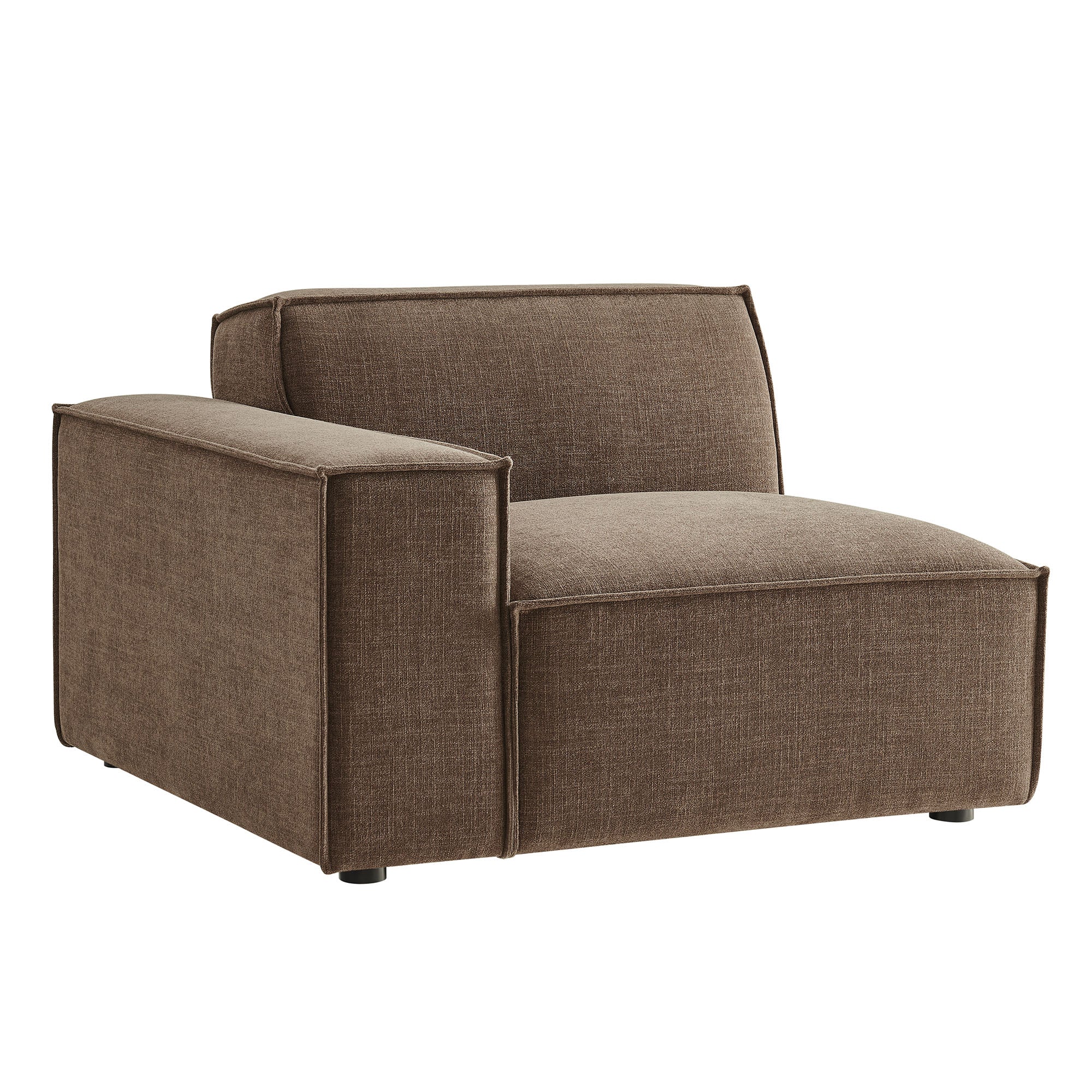 Restore Performance Fabric Upholstered Left-Facing Modular Lounge Chair by Modway - Image 21