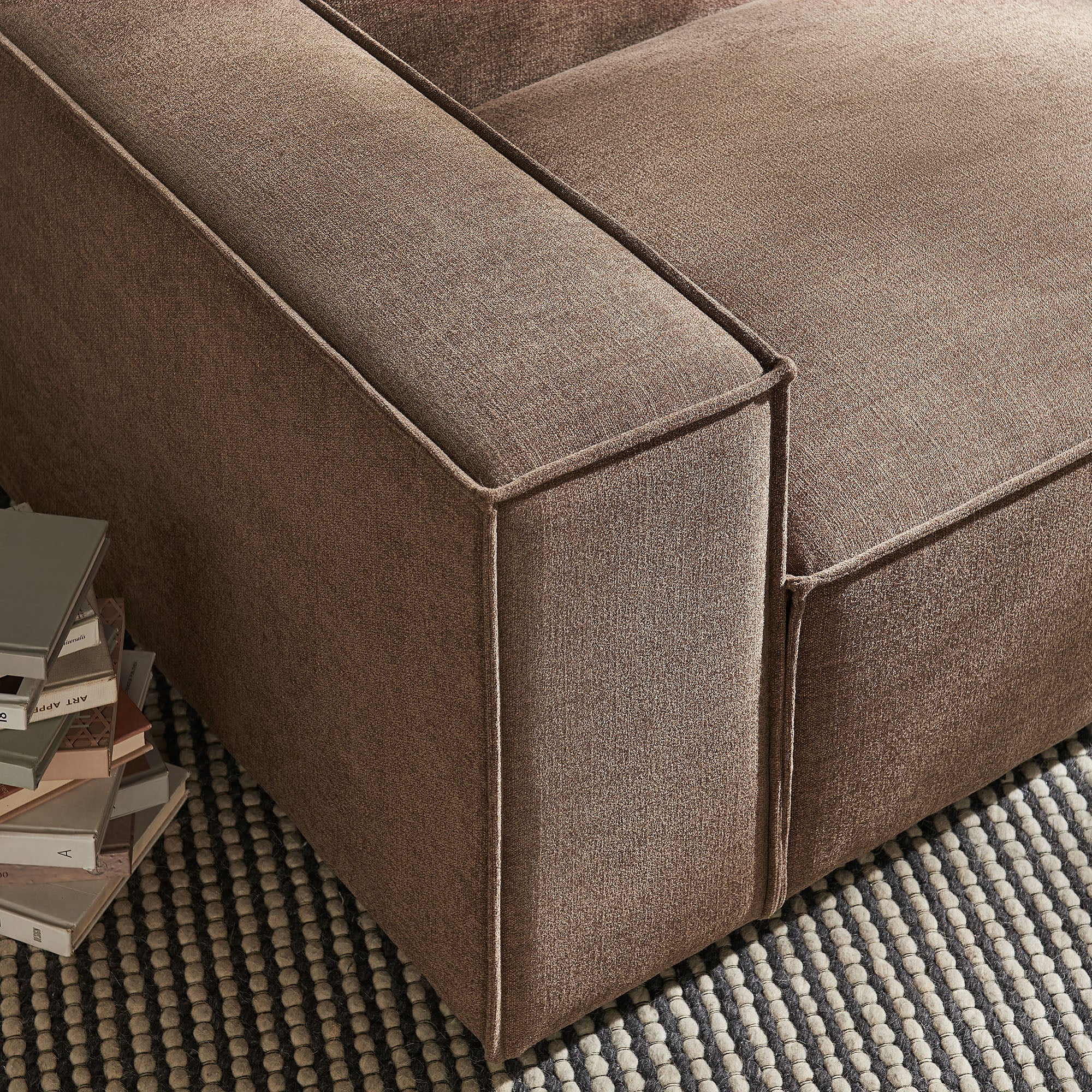 Restore Performance Fabric Upholstered Left-Facing Modular Lounge Chair by Modway - Image 26