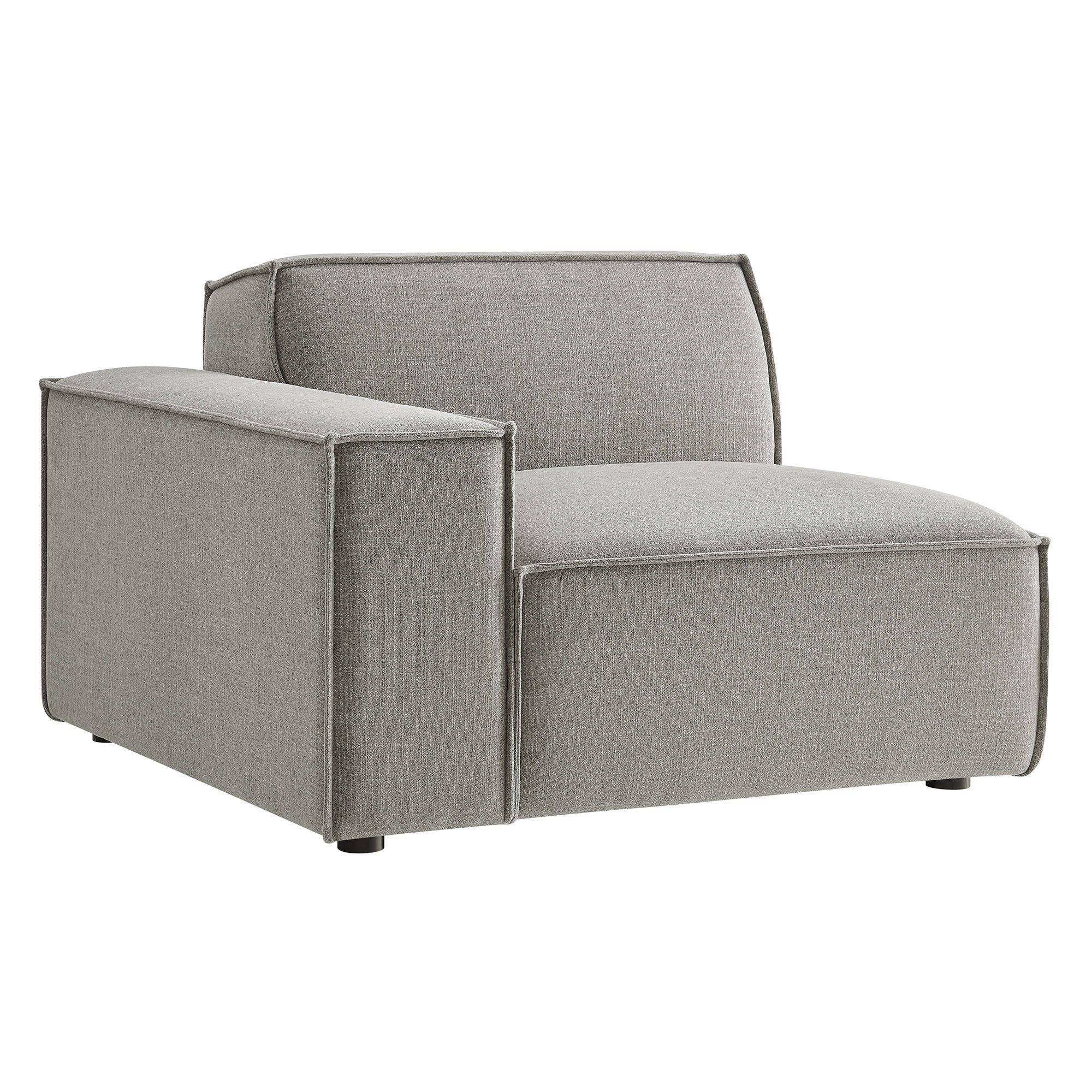 Restore Performance Fabric Upholstered Left-Facing Modular Lounge Chair by Modway - Image 31