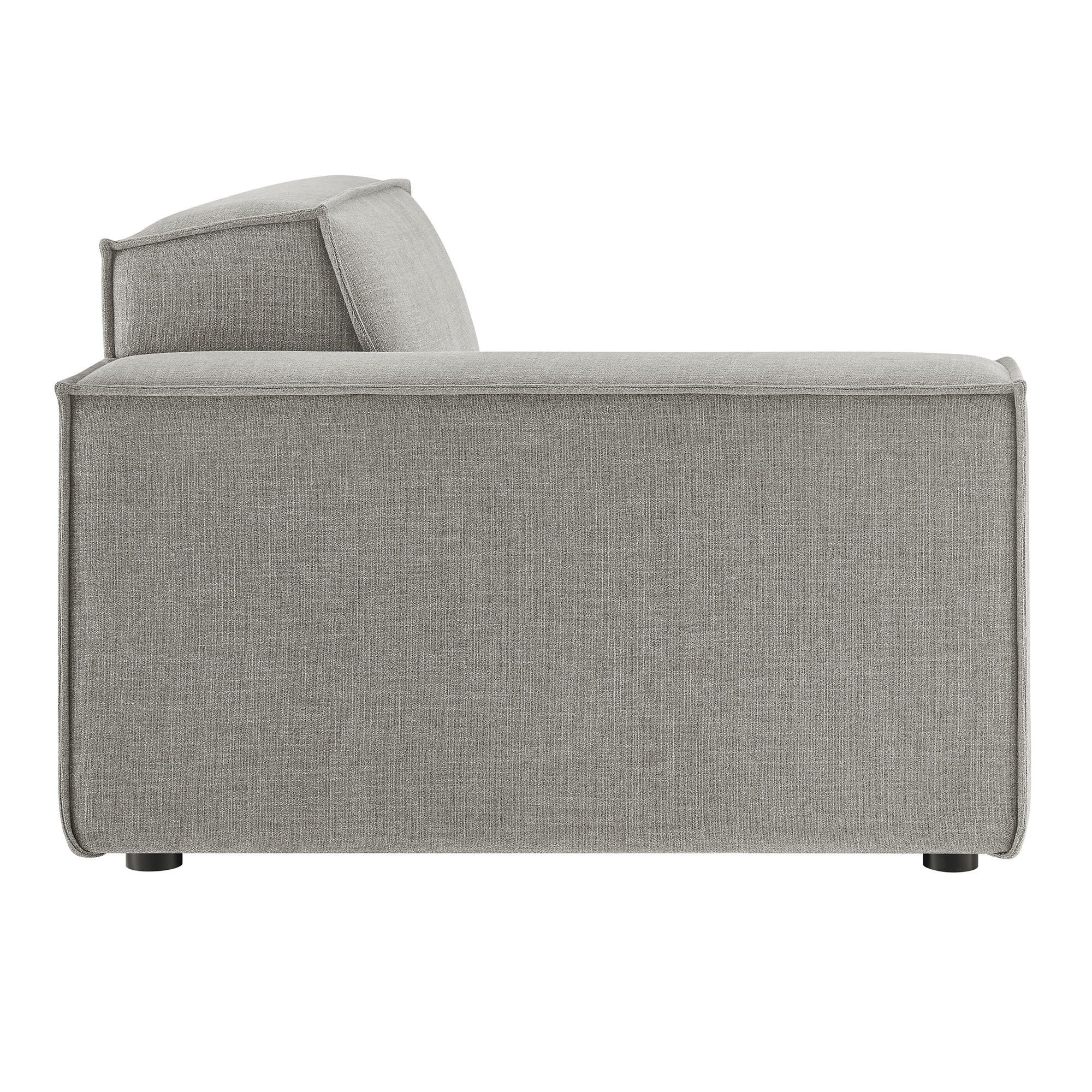 Restore Performance Fabric Upholstered Left-Facing Modular Lounge Chair by Modway - Image 32
