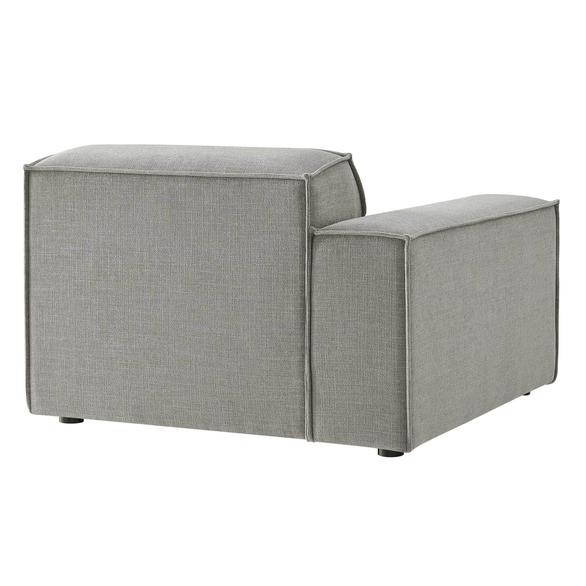 Restore Performance Fabric Upholstered Left-Facing Modular Lounge Chair by Modway - Image 33