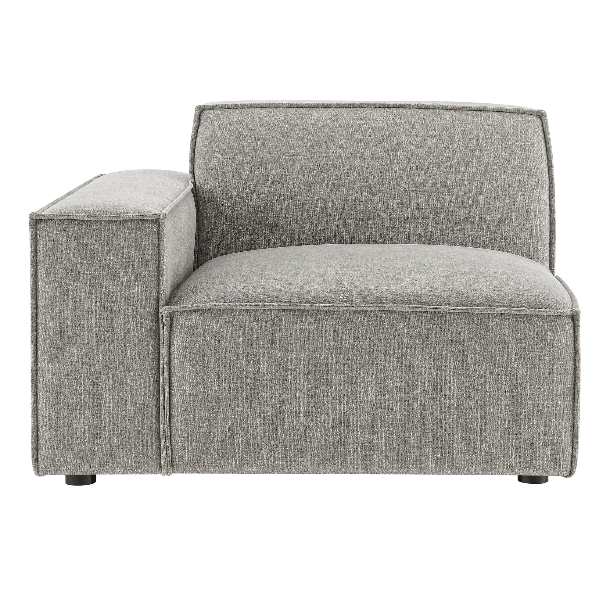 Restore Performance Fabric Upholstered Left-Facing Modular Lounge Chair by Modway - Image 34