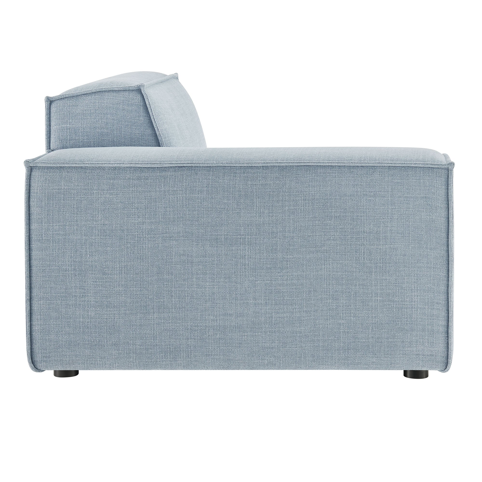 Restore Performance Fabric Upholstered Left-Facing Modular Lounge Chair by Modway - Image 42