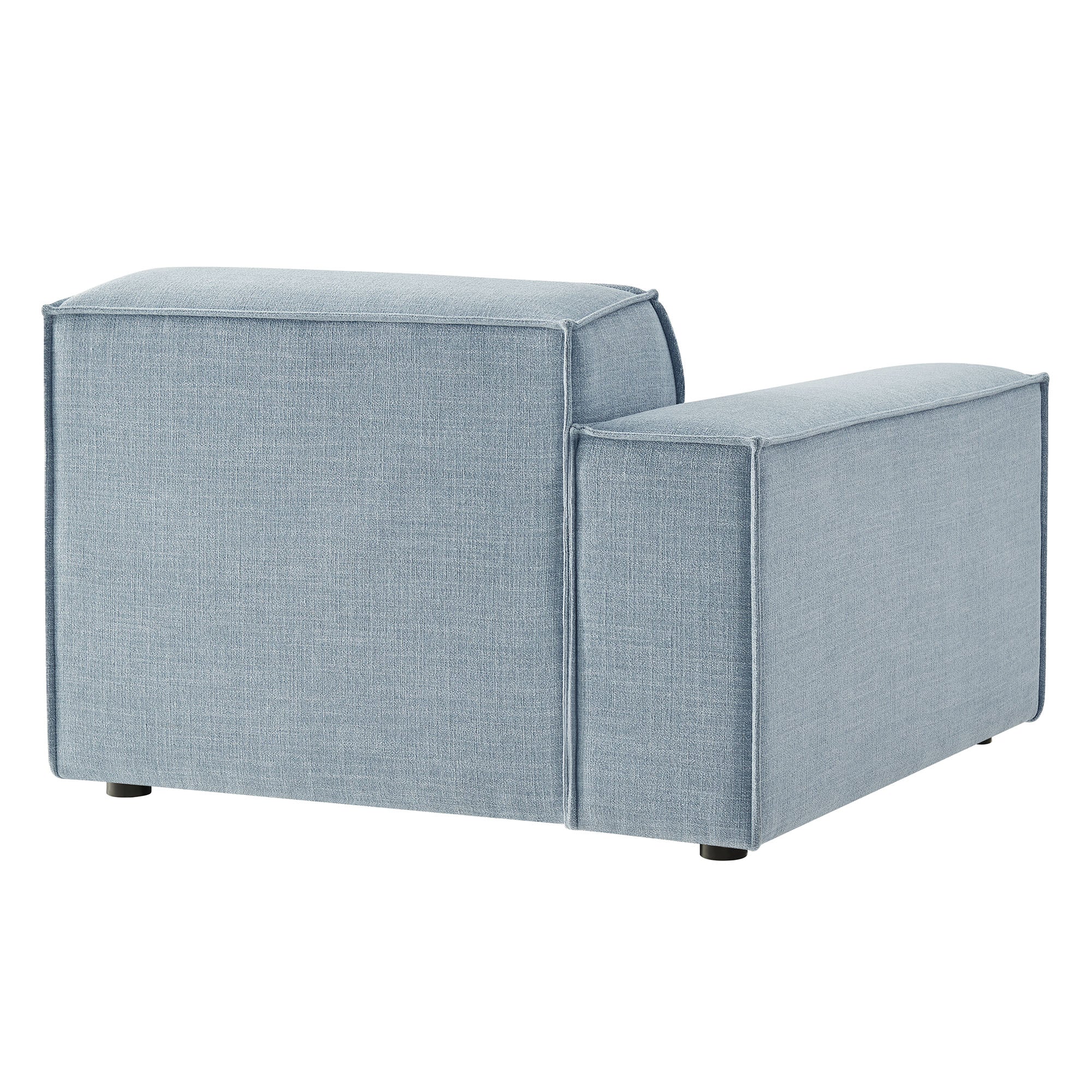 Restore Performance Fabric Upholstered Left-Facing Modular Lounge Chair by Modway - Image 43