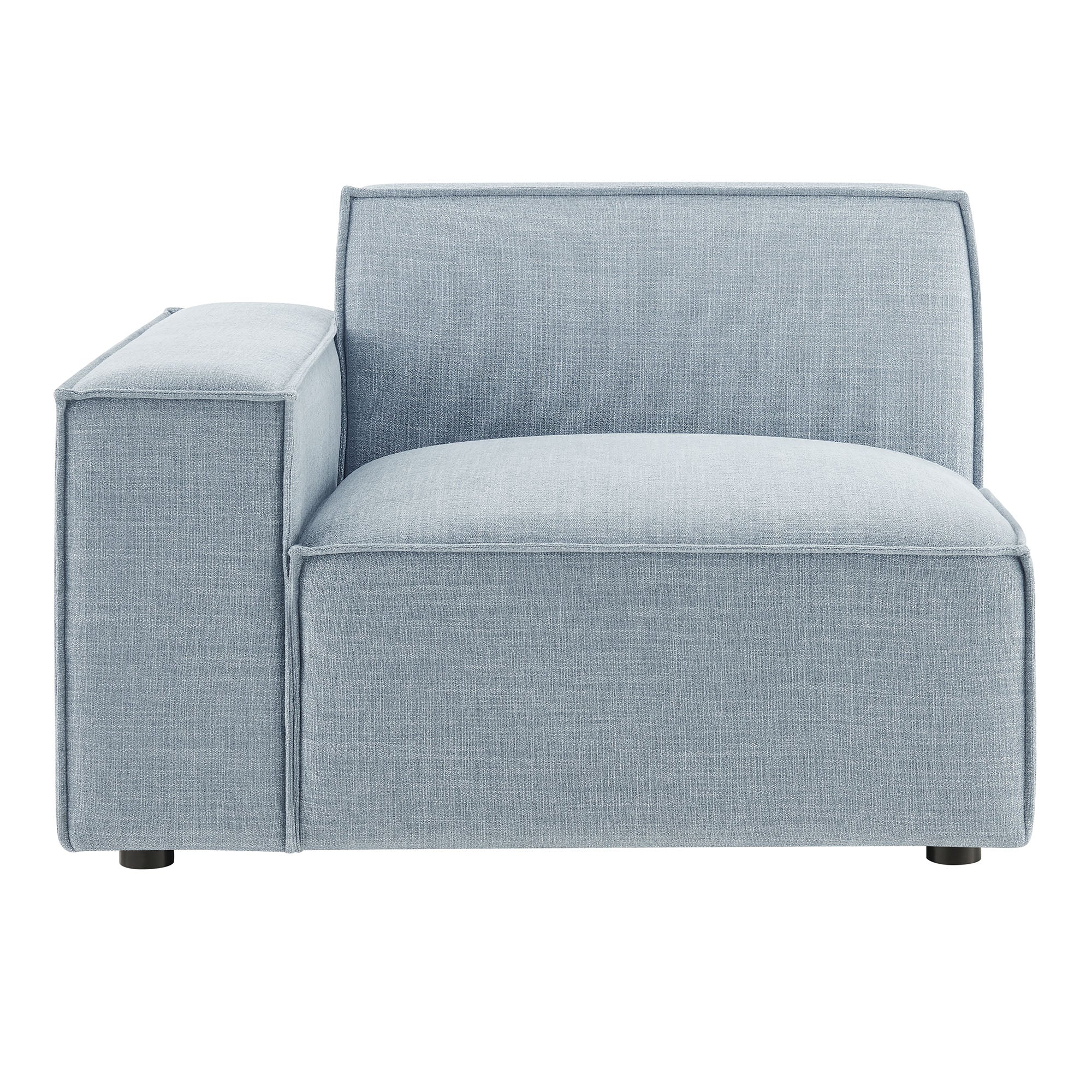 Restore Performance Fabric Upholstered Left-Facing Modular Lounge Chair by Modway - Image 44