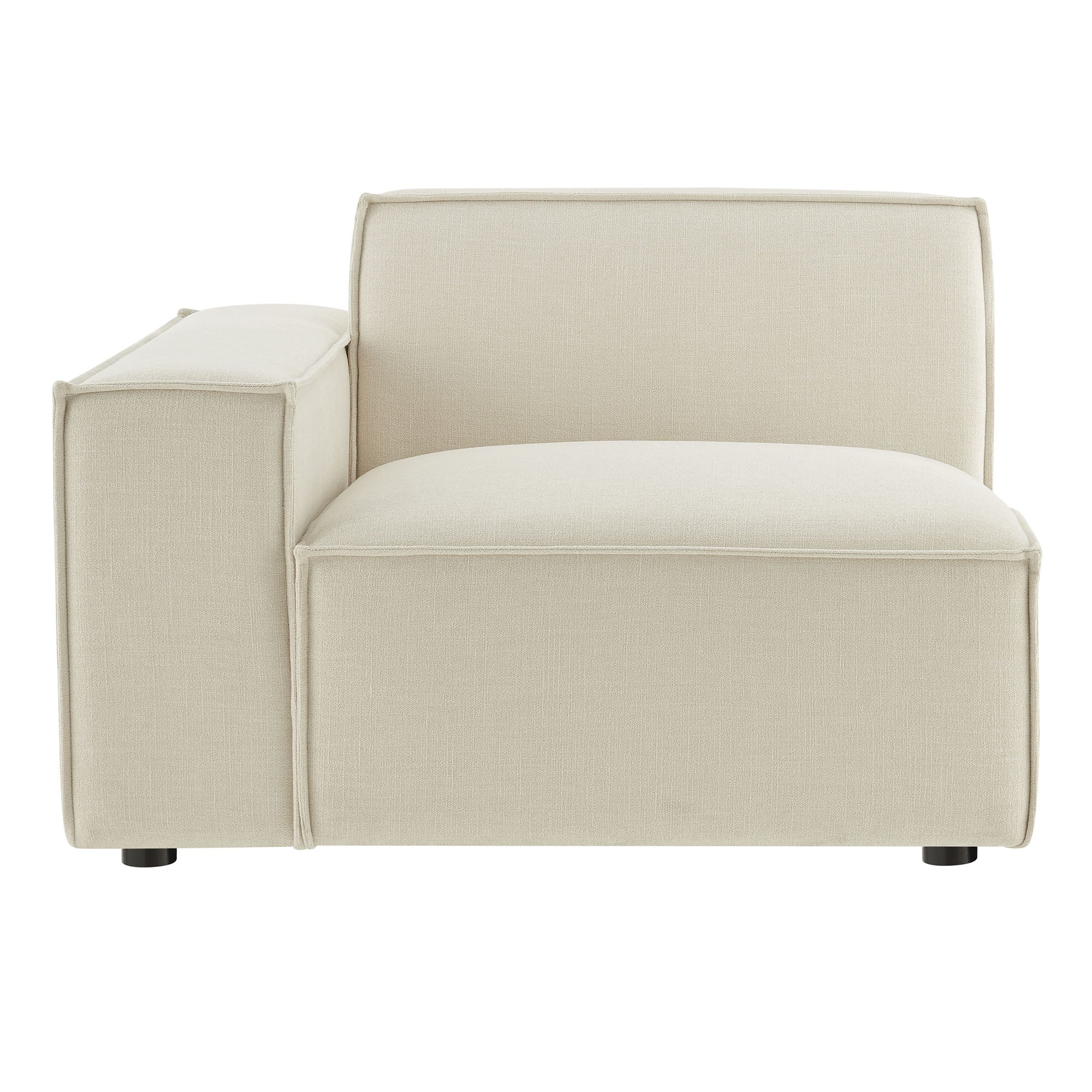 Restore Performance Fabric Upholstered Left-Facing Modular Lounge Chair by Modway - Image 5