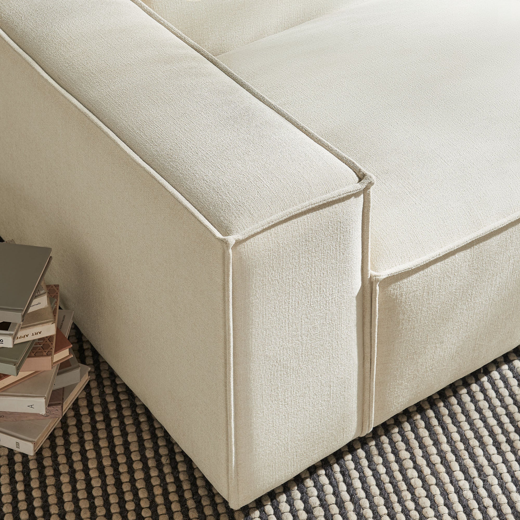 Restore Performance Fabric Upholstered Left-Facing Modular Lounge Chair by Modway - Image 7