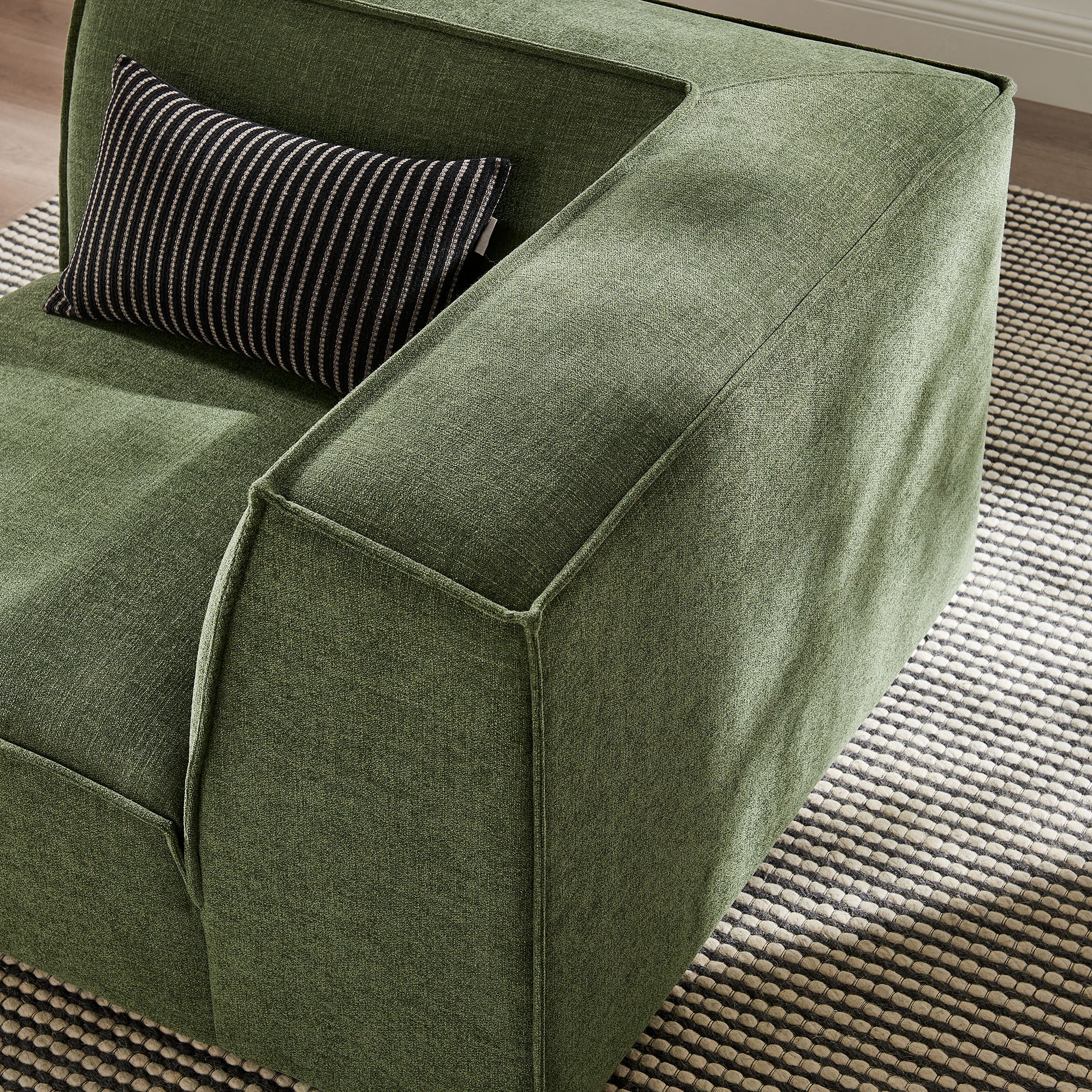 Restore Performance Fabric Upholstered Modular Corner Chair by Modway - Image 16