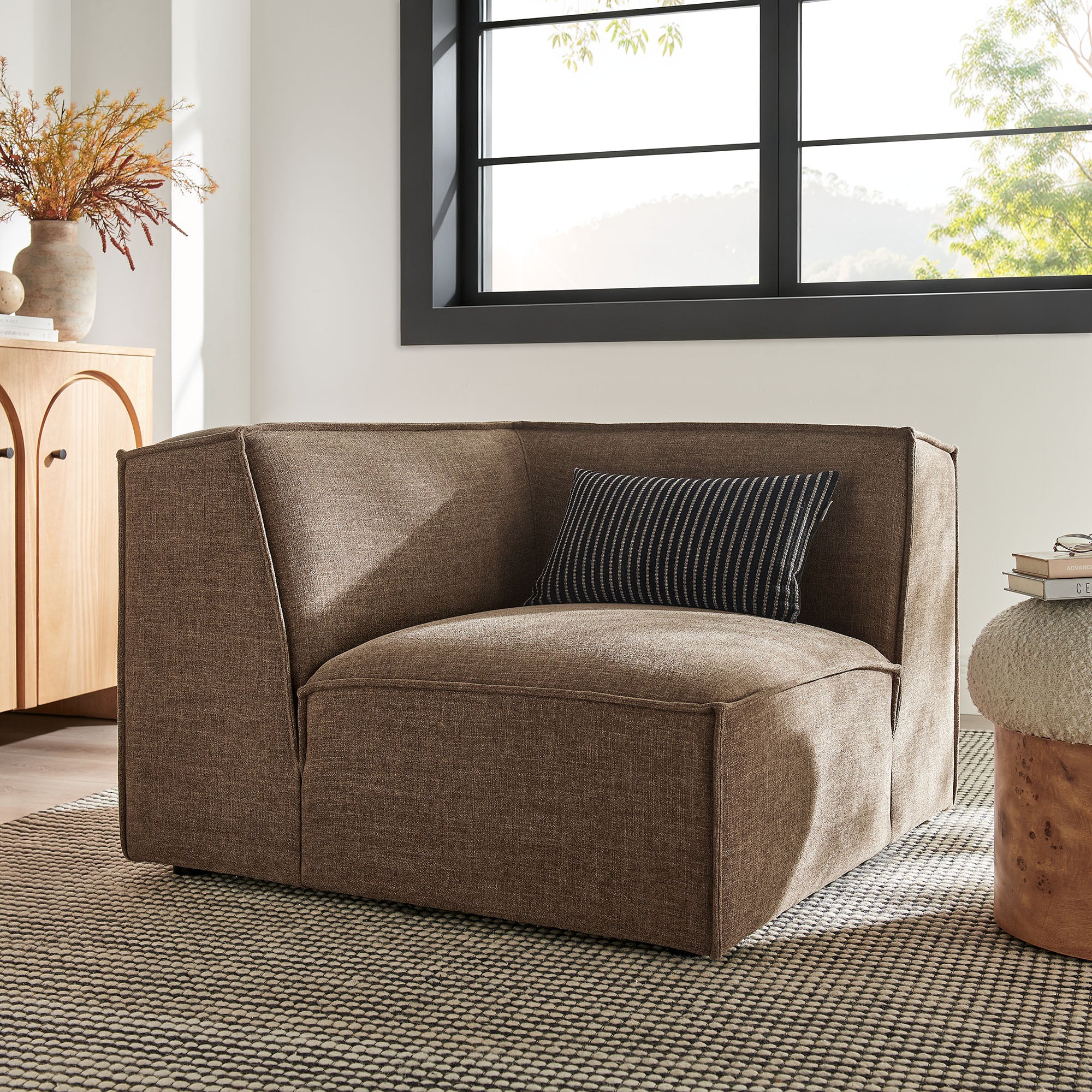 Restore Performance Fabric Upholstered Modular Corner Chair by Modway - Image 27