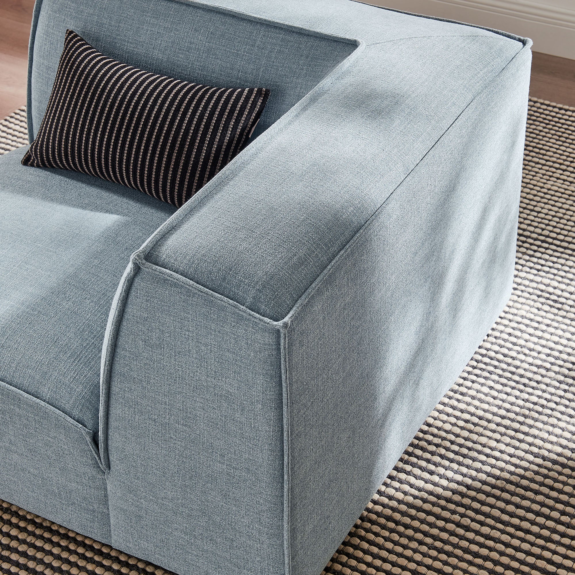 Restore Performance Fabric Upholstered Modular Corner Chair by Modway - Image 46