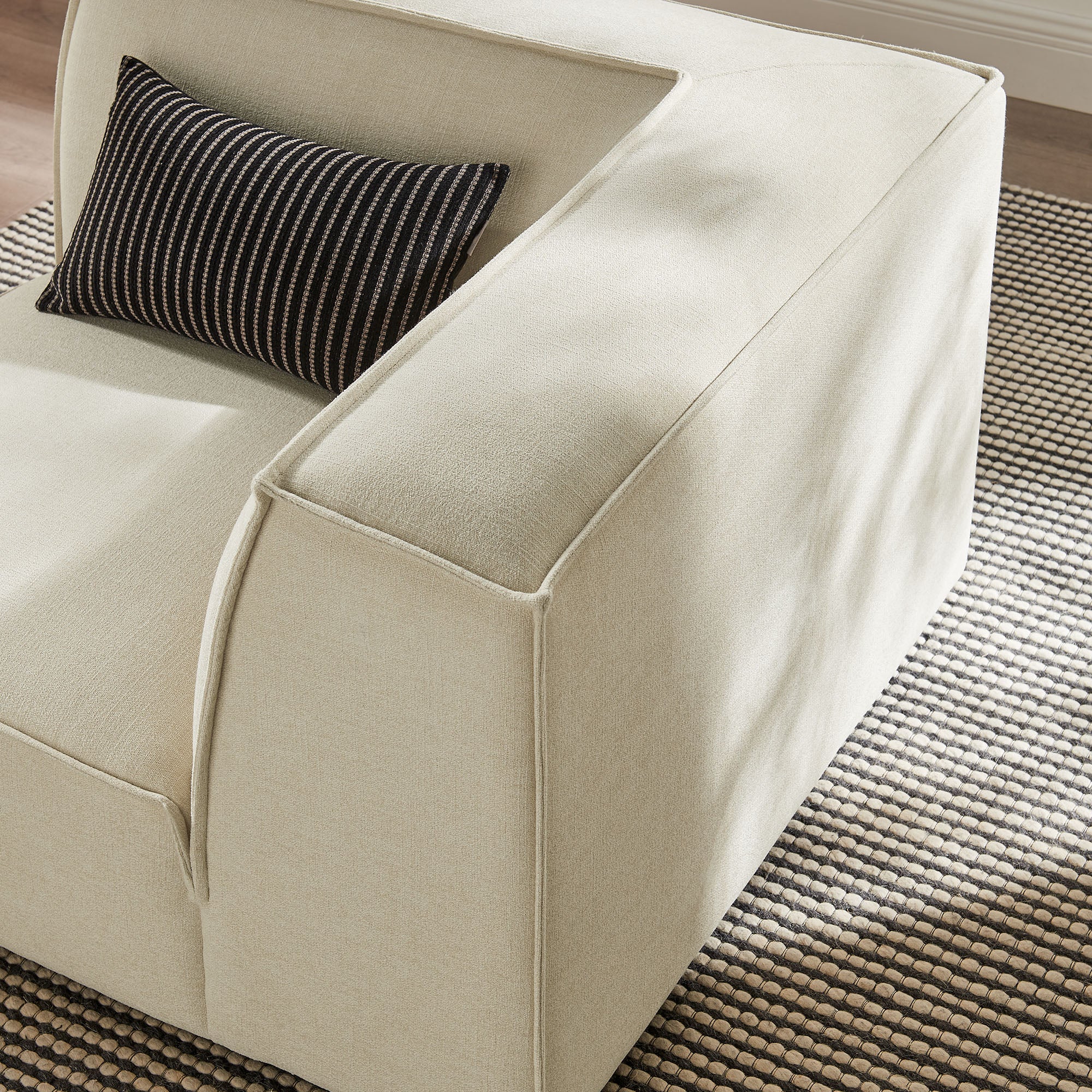 Restore Performance Fabric Upholstered Modular Corner Chair by Modway - Image 7