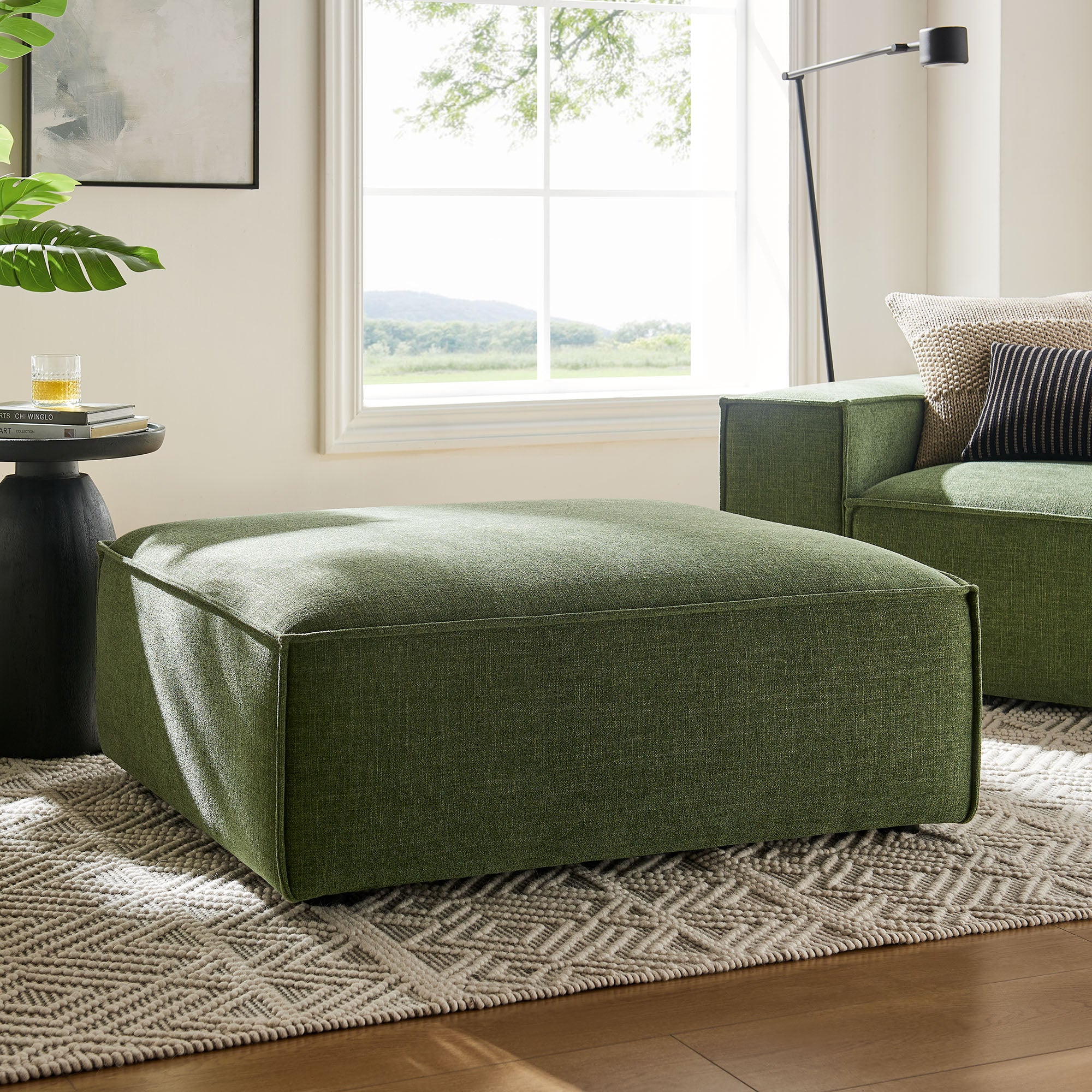 Restore Performance Fabric Upholstered Modular Ottoman by Modway - Image 15
