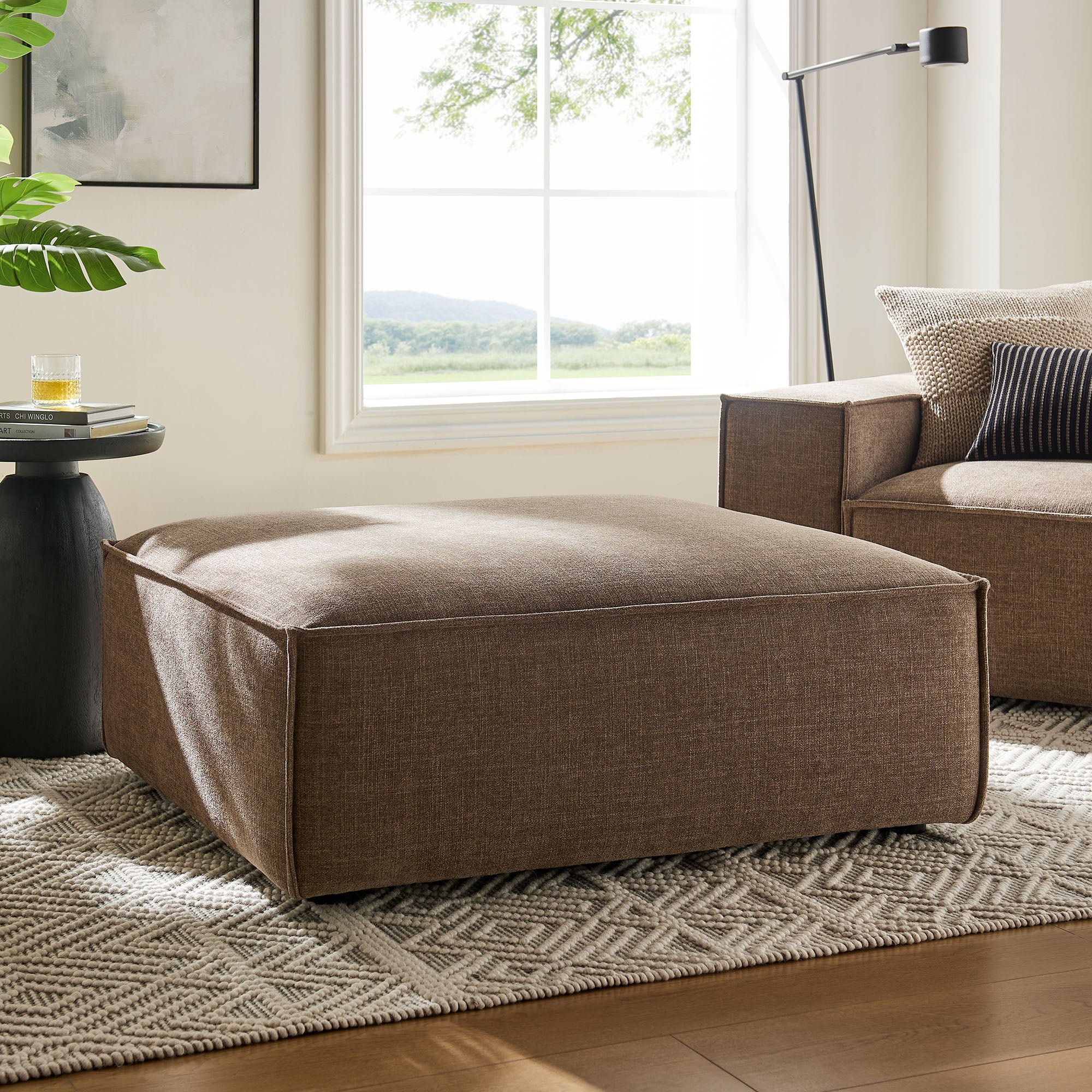Restore Performance Fabric Upholstered Modular Ottoman by Modway - Image 24