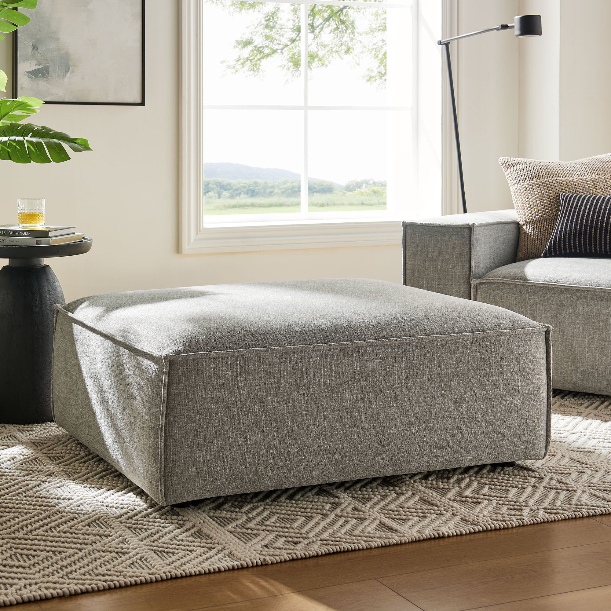 Restore Performance Fabric Upholstered Modular Ottoman by Modway - Image 33