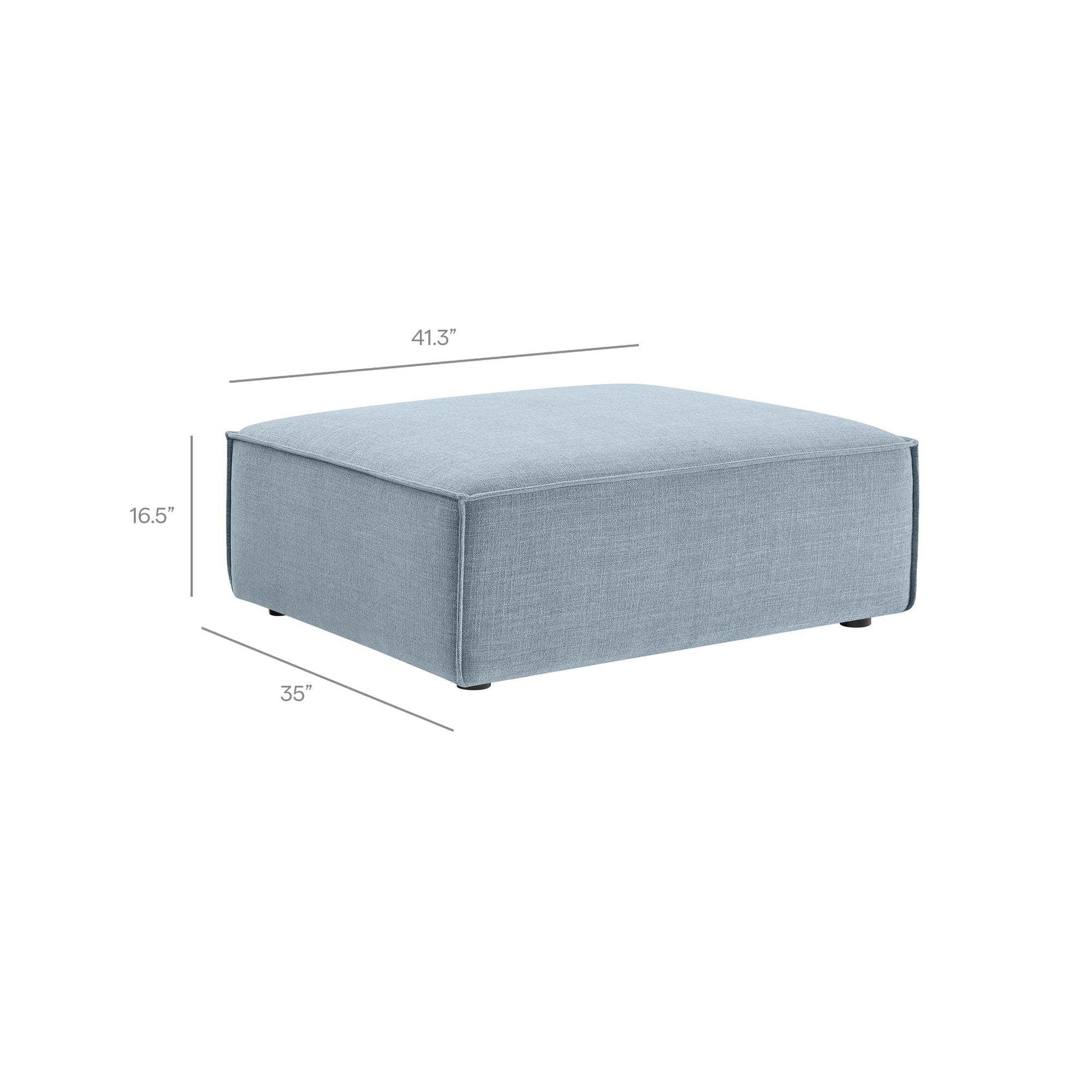 Restore Performance Fabric Upholstered Modular Ottoman by Modway - Image 45