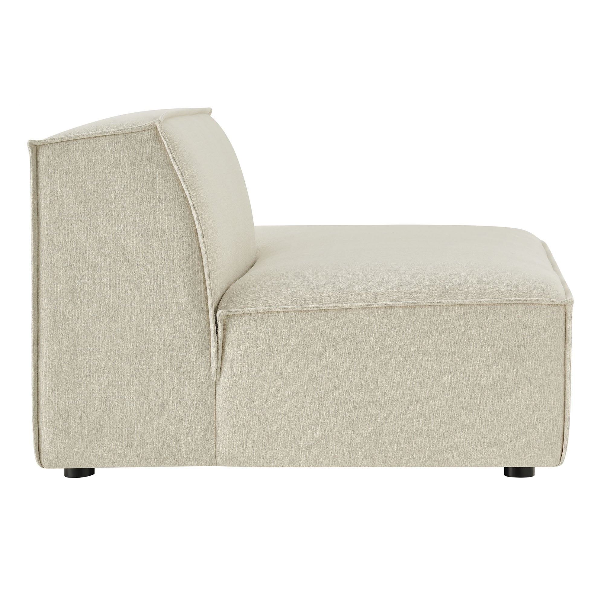 Restore Performance Fabric Upholstered Right-Facing Armless Modular Chaise by Modway - Image 3