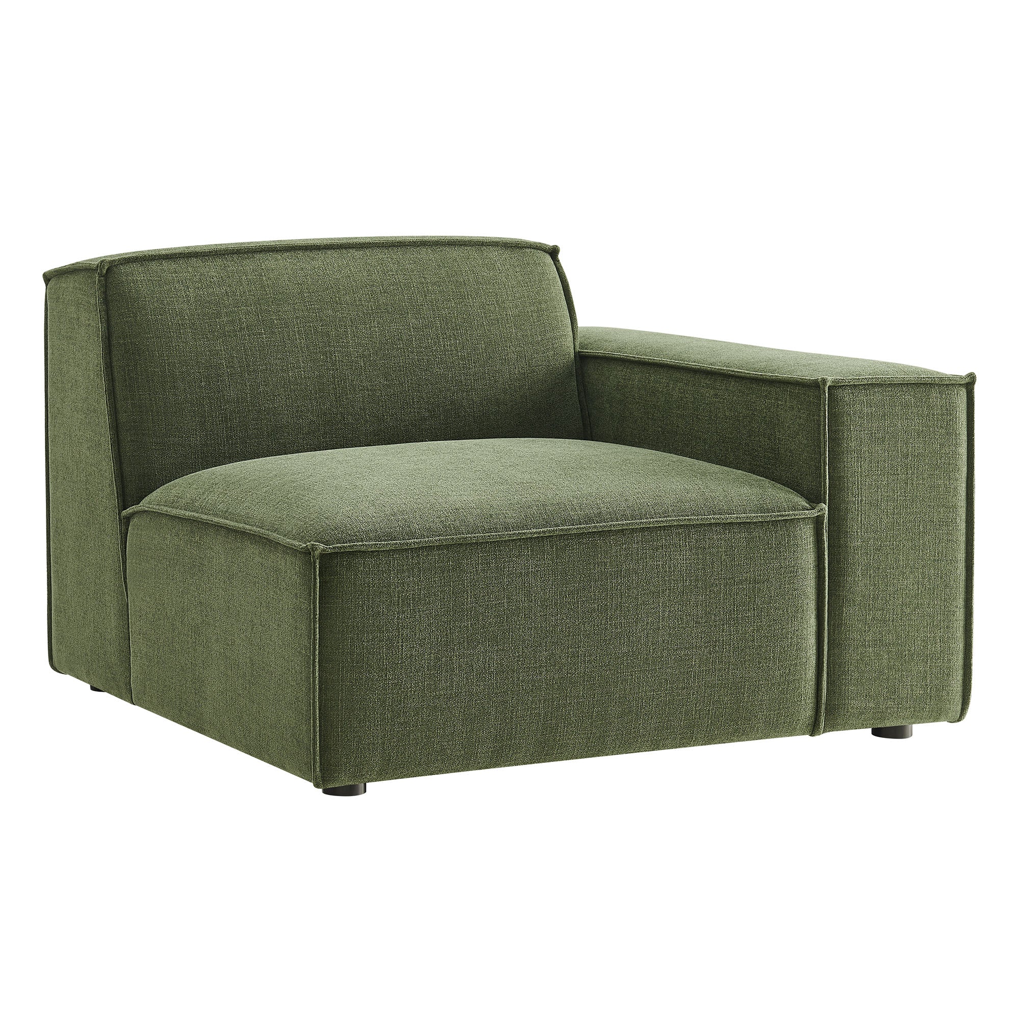 Restore Performance Fabric Upholstered Right-Facing Modular Lounge Chair by Modway - Image 11