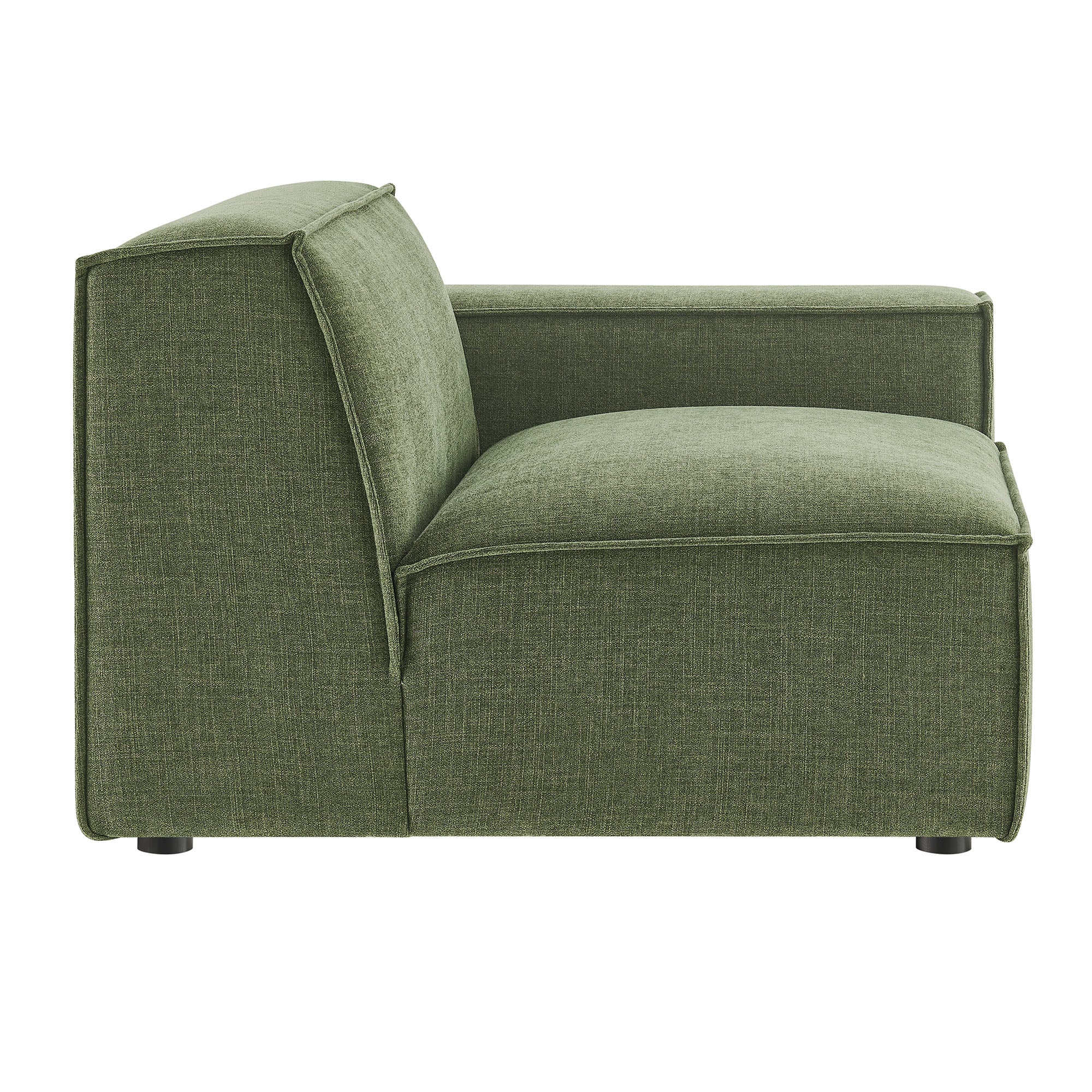 Restore Performance Fabric Upholstered Right-Facing Modular Lounge Chair by Modway - Image 12