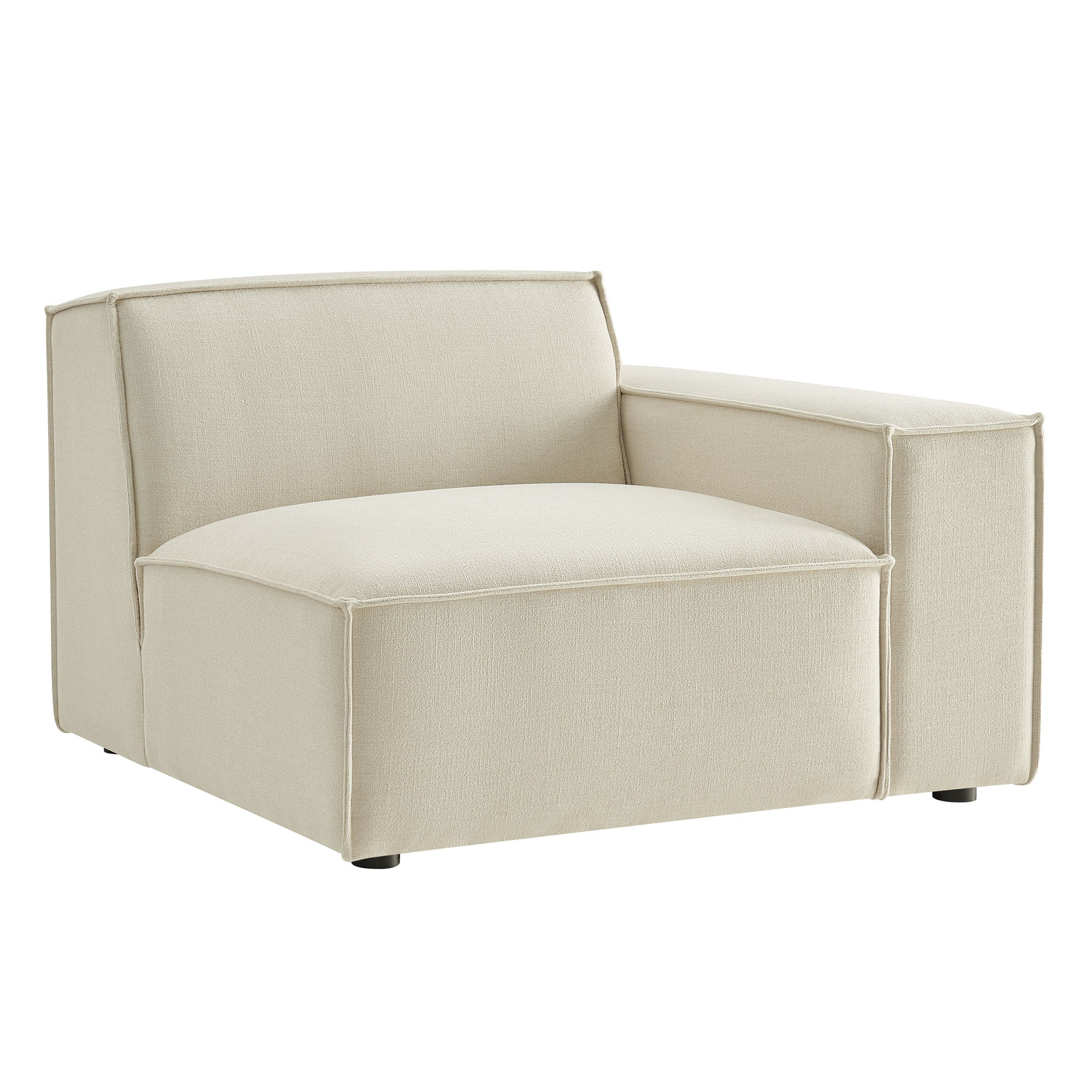 Restore Performance Fabric Upholstered Right-Facing Modular Lounge Chair by Modway - Image 2