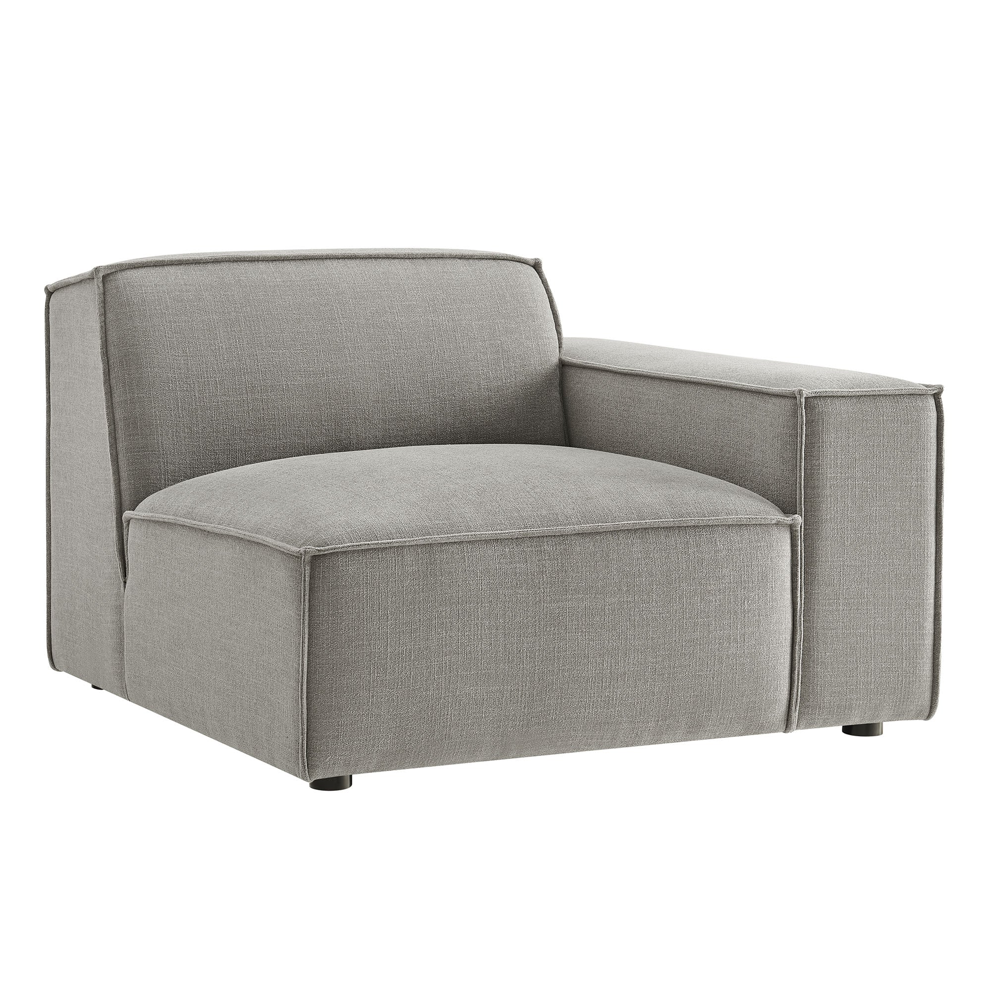 Restore Performance Fabric Upholstered Right-Facing Modular Lounge Chair by Modway - Image 31