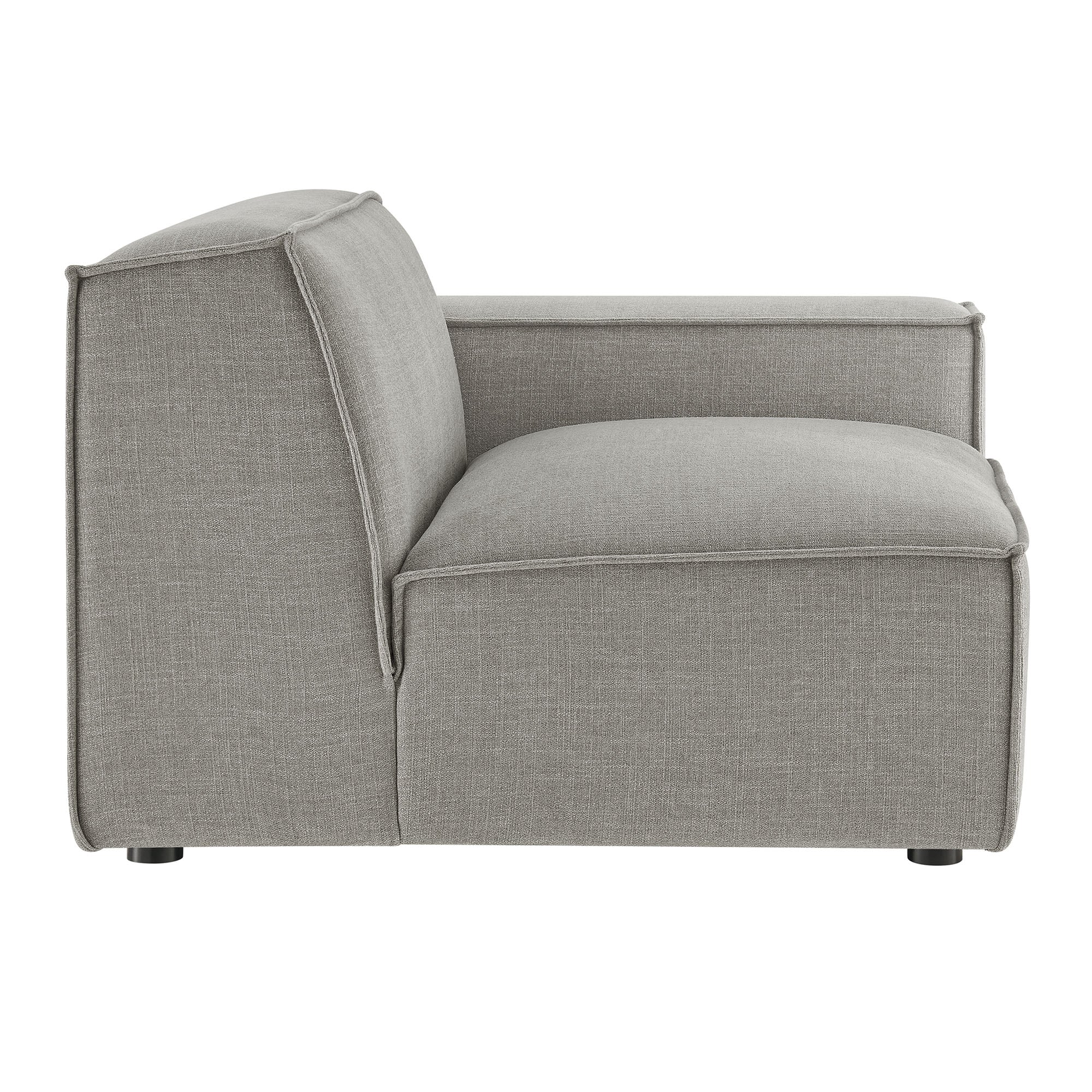 Restore Performance Fabric Upholstered Right-Facing Modular Lounge Chair by Modway - Image 32