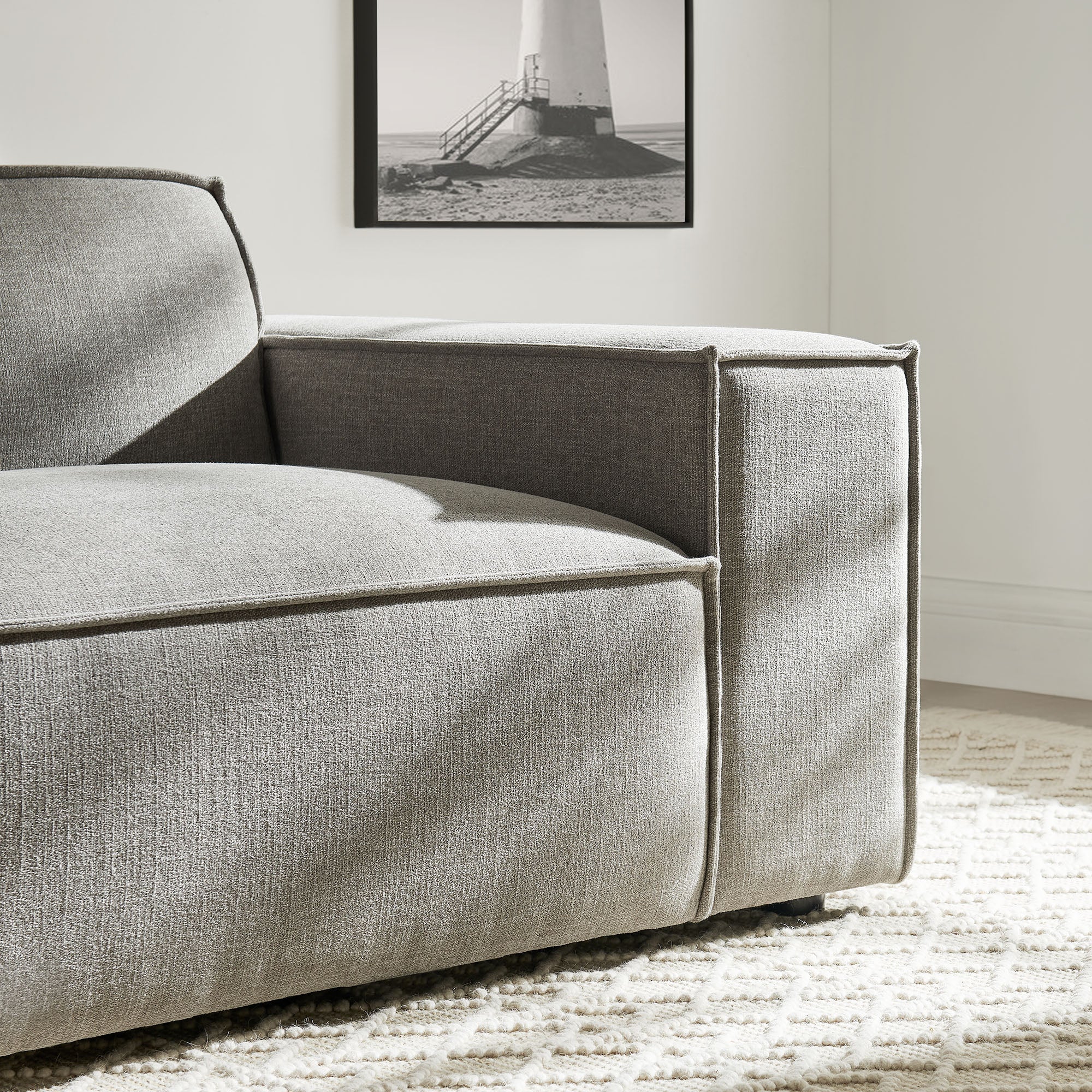 Restore Performance Fabric Upholstered Right-Facing Modular Lounge Chair by Modway - Image 36