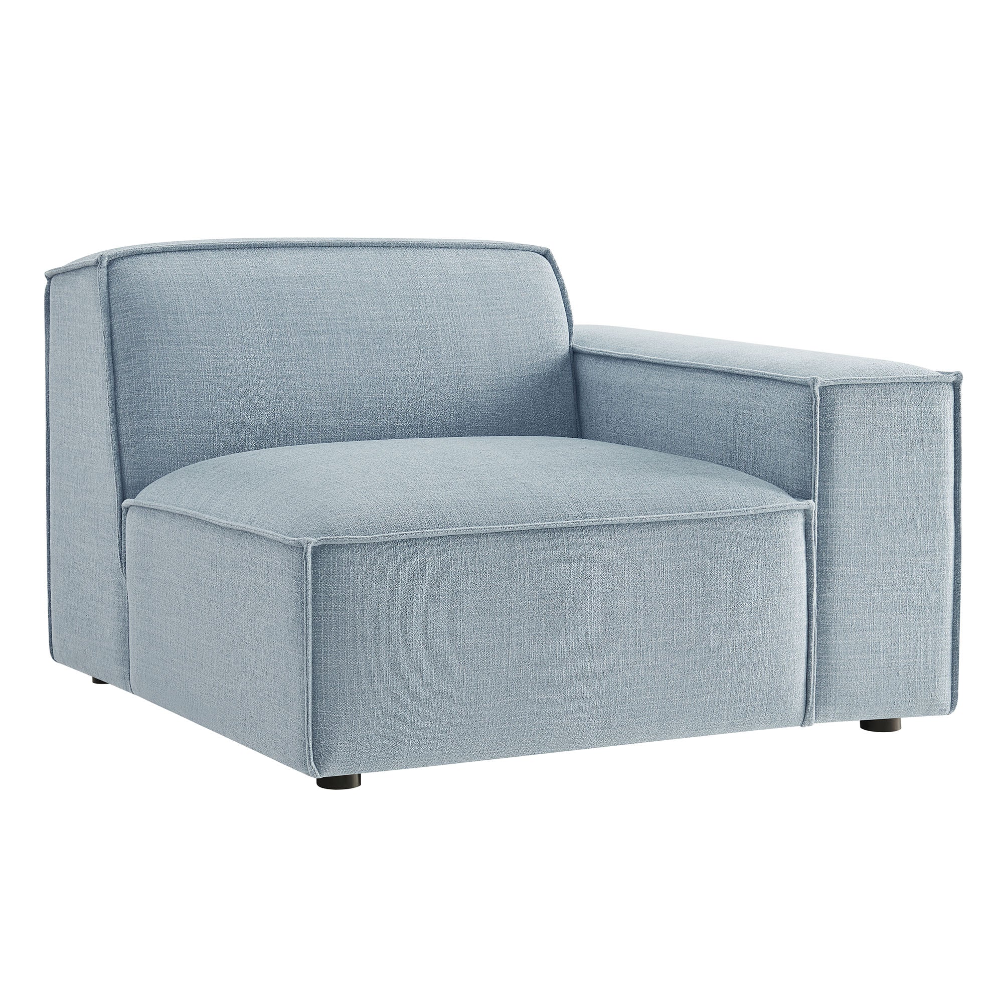 Restore Performance Fabric Upholstered Right-Facing Modular Lounge Chair by Modway - Image 41