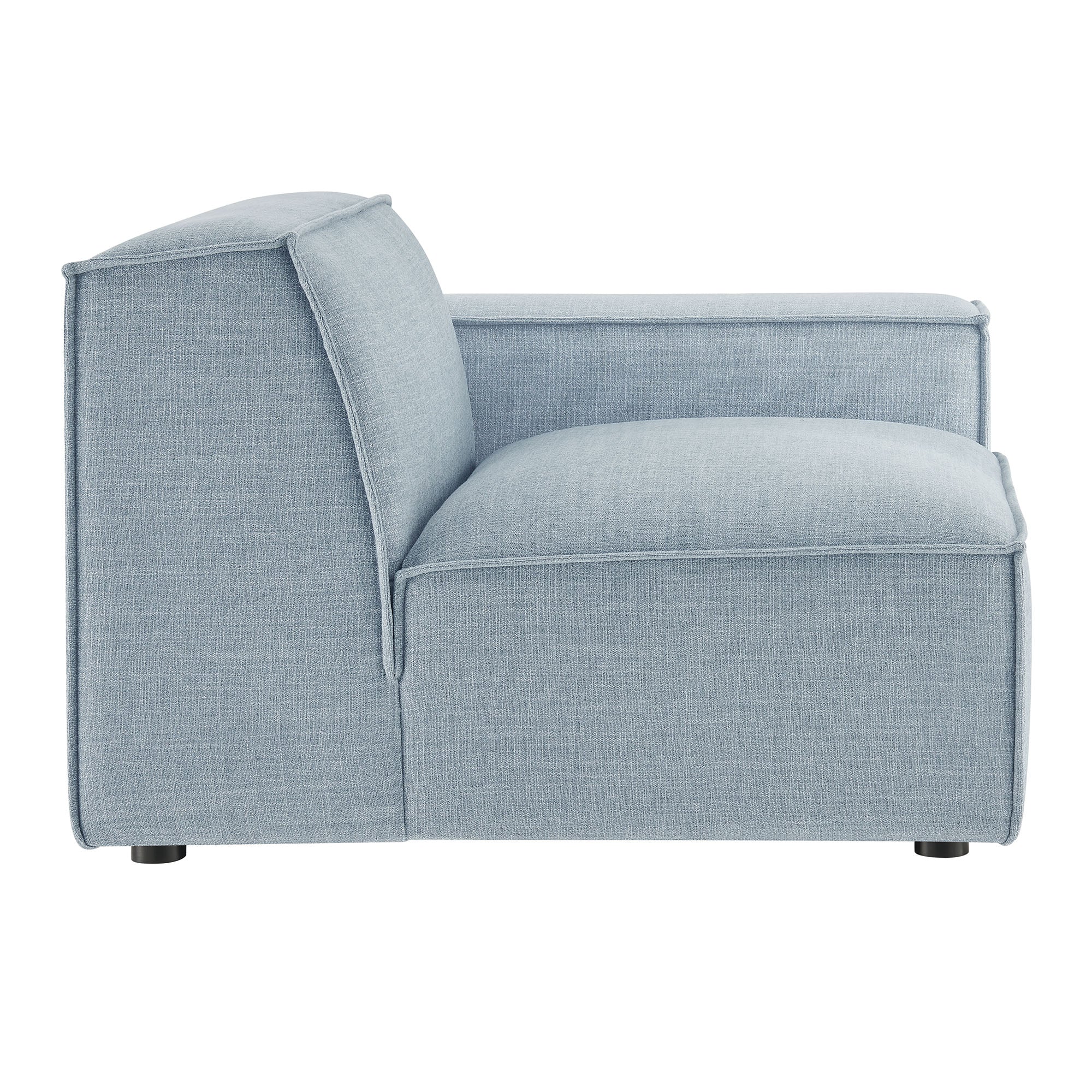 Restore Performance Fabric Upholstered Right-Facing Modular Lounge Chair by Modway - Image 42