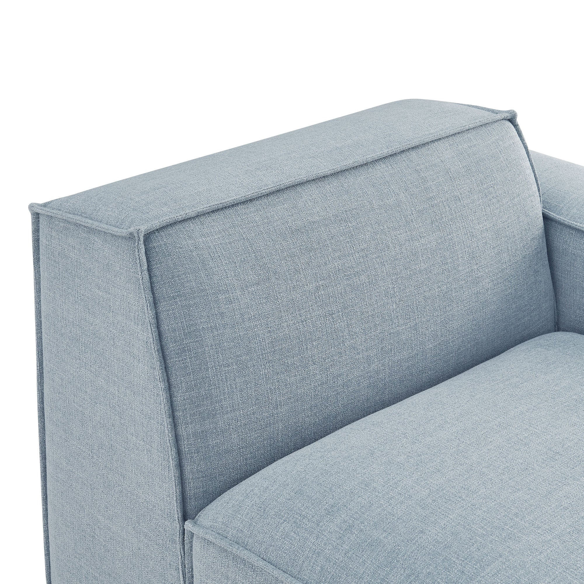 Restore Performance Fabric Upholstered Right-Facing Modular Lounge Chair by Modway - Image 45