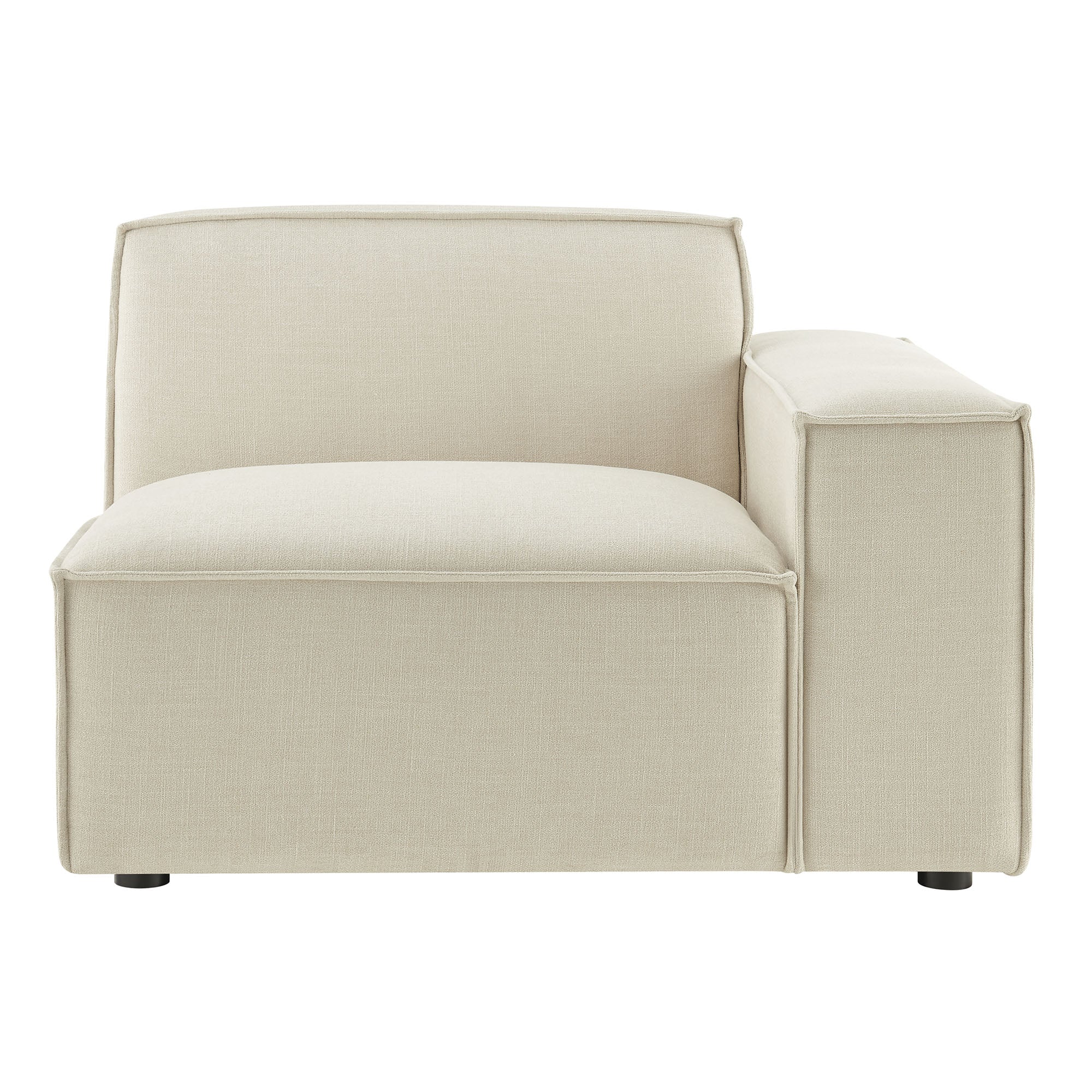 Restore Performance Fabric Upholstered Right-Facing Modular Lounge Chair by Modway - Image 5