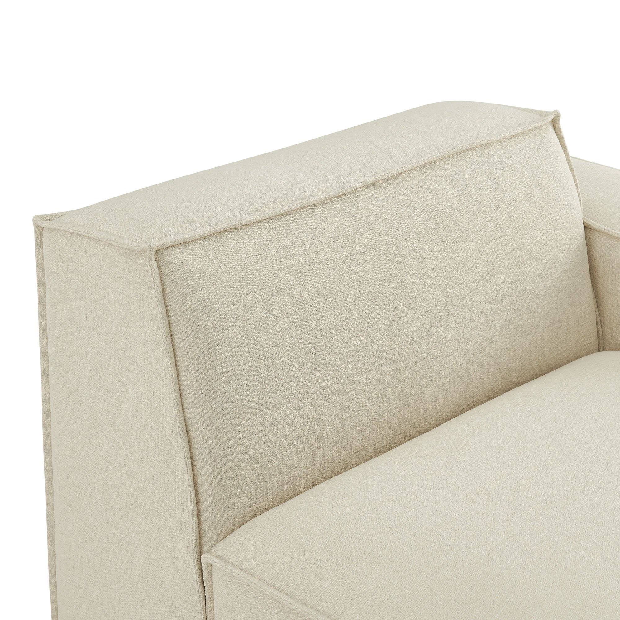 Restore Performance Fabric Upholstered Right-Facing Modular Lounge Chair by Modway - Image 6