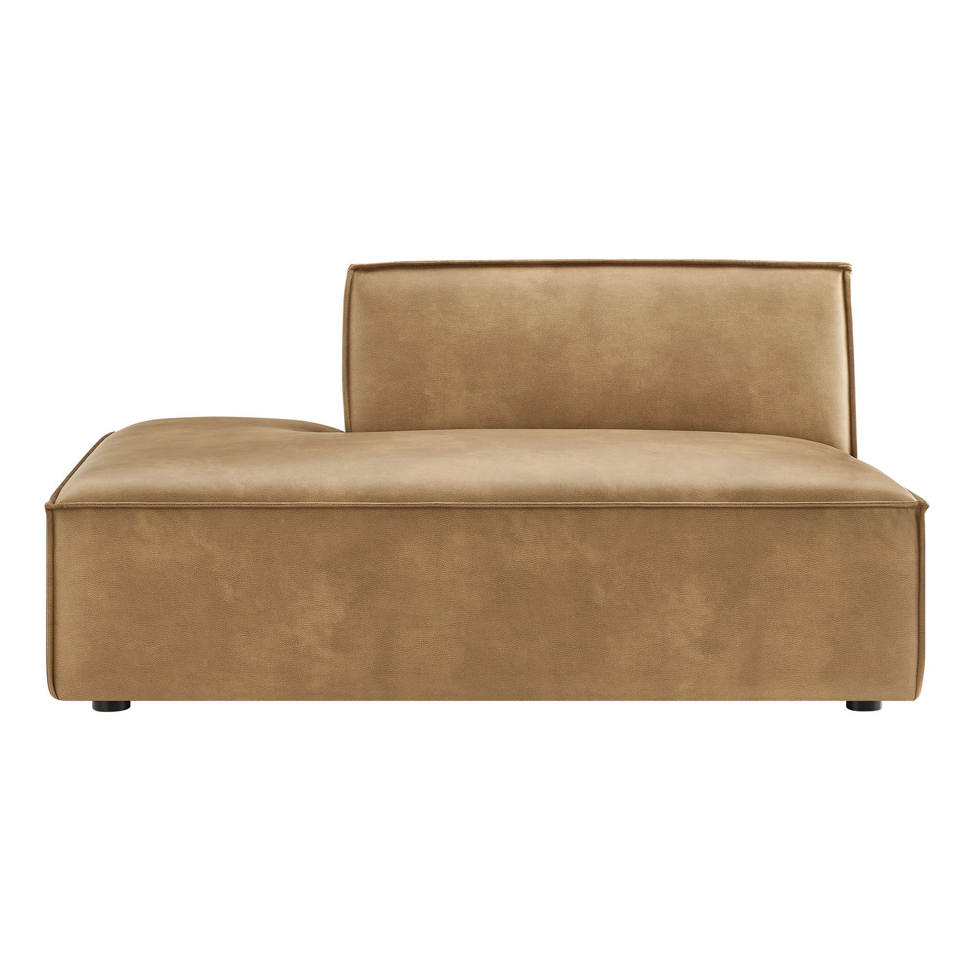 Restore Vegan Leather Left-Facing Armless Modular Chaise by Modway - Image 13
