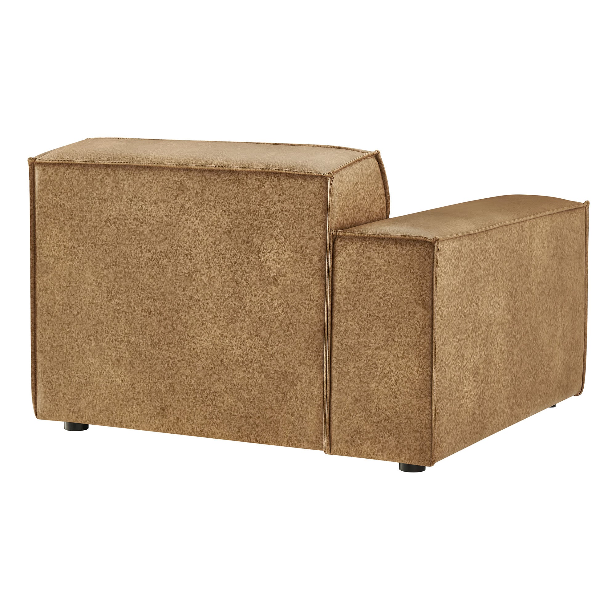 Restore Vegan Leather Left-Facing Modular Lounge Chair by Modway - Image 12