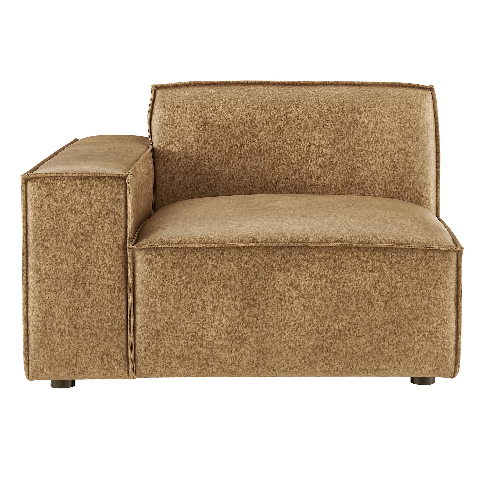 Restore Vegan Leather Left-Facing Modular Lounge Chair by Modway - Image 13