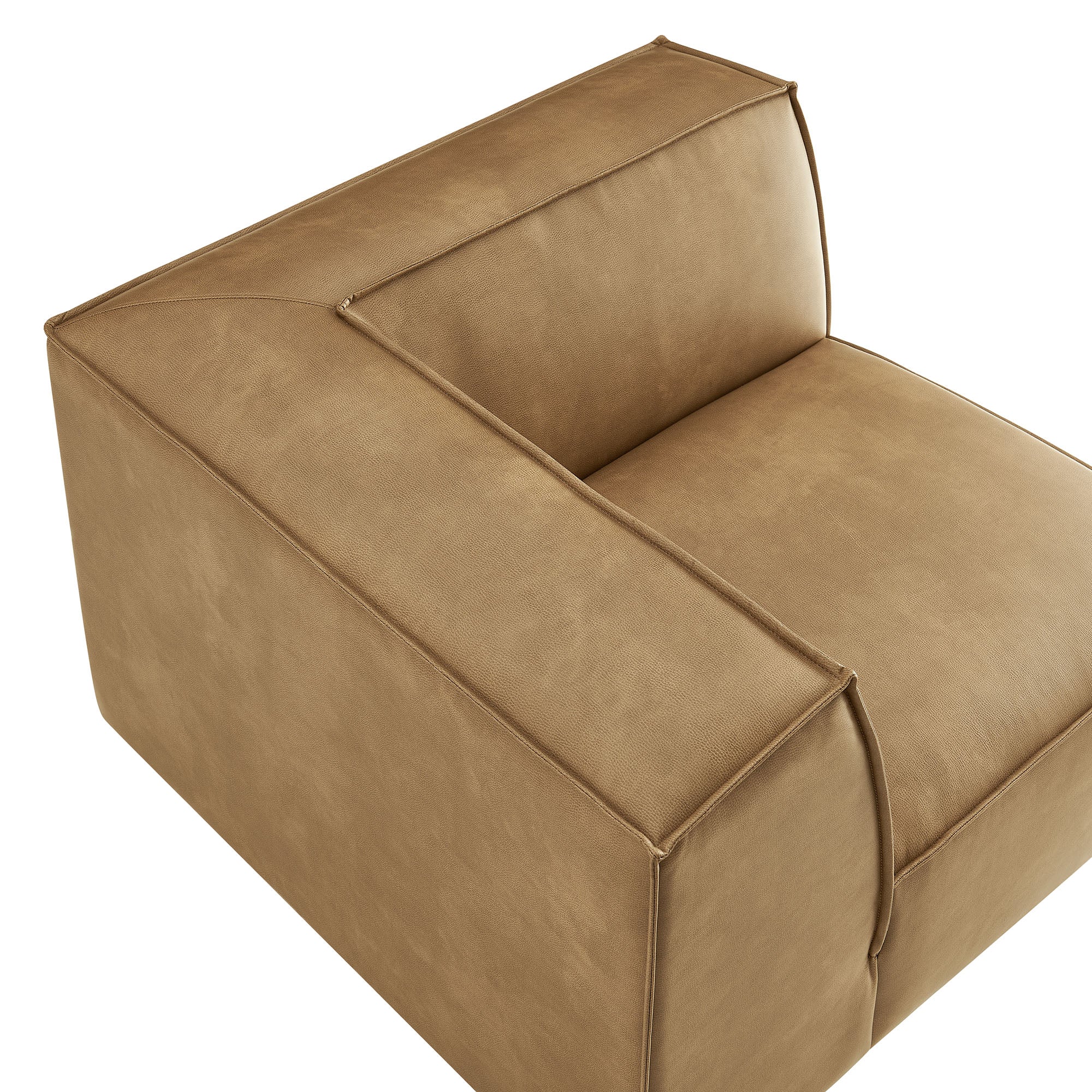 Restore Vegan Leather Modular Corner Chair by Modway - Image 14