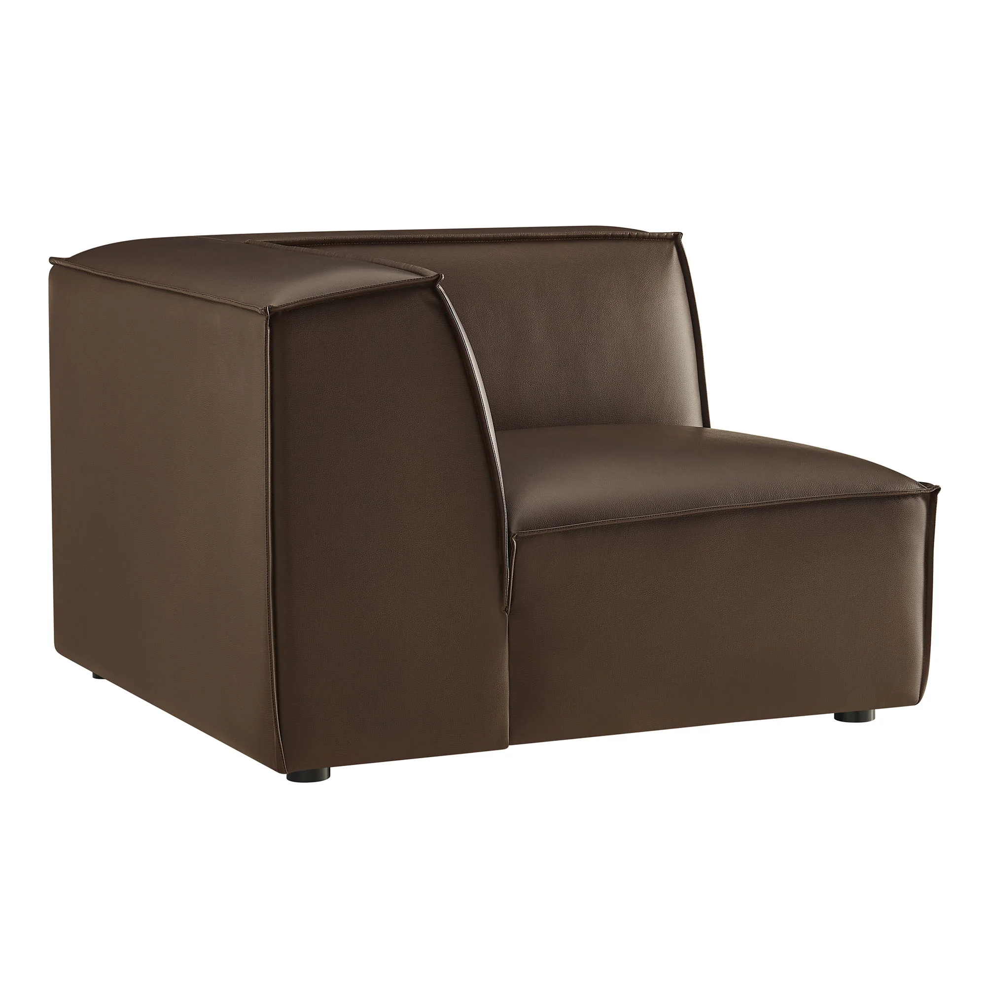 Restore Vegan Leather Modular Corner Chair by Modway - Image 2