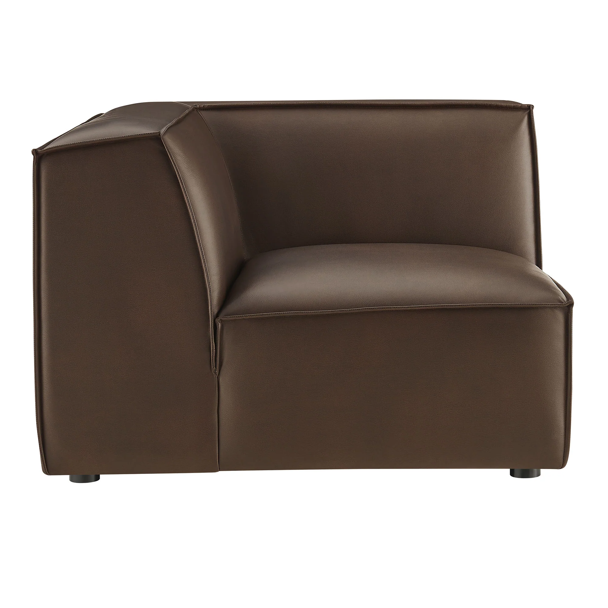 Restore Vegan Leather Modular Corner Chair by Modway - Image 5